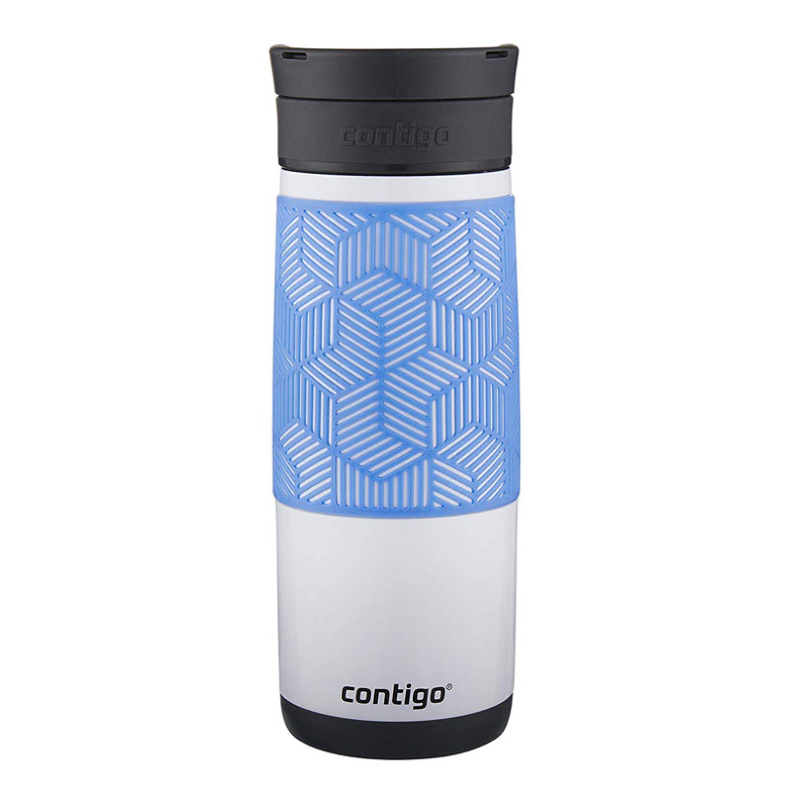 Termo De Viaje Acero Inox Transit Blanco-azul 473 Ml Contigo 