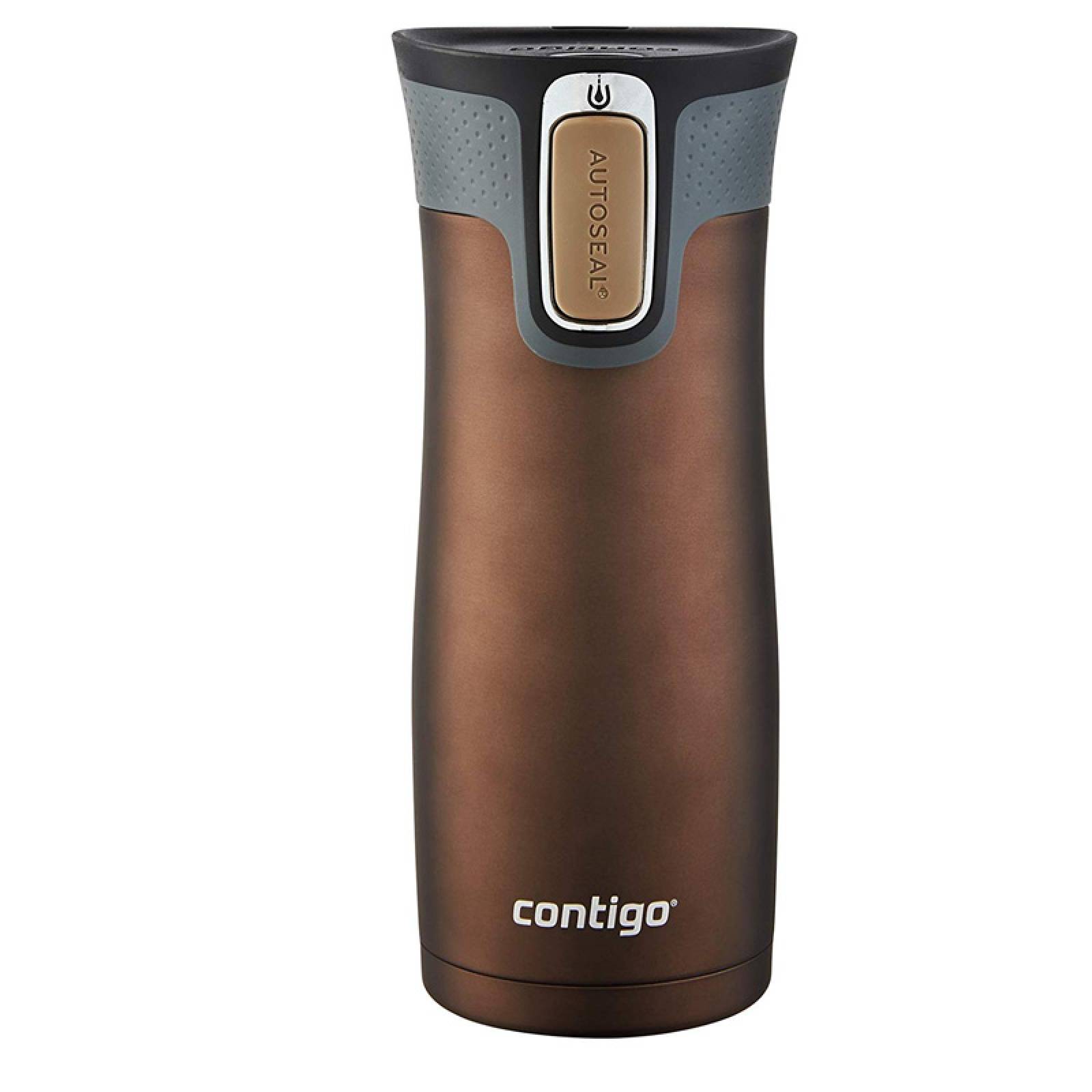 Termo 16 Oz Acero Inoxidable West Loop 2.0 Autoseal Contigo Café
