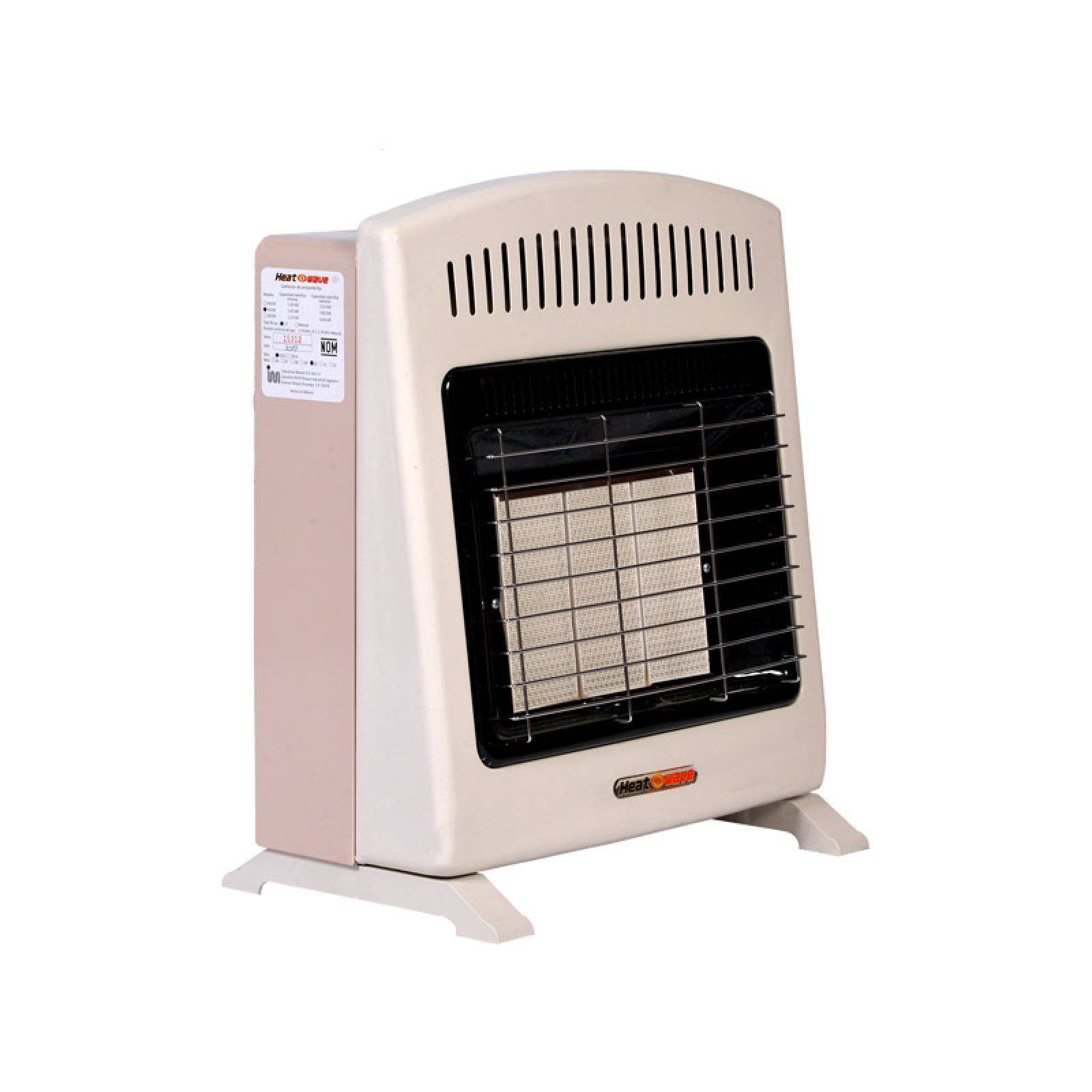 Calefactor Calentador de Pared Infrarojo 3 Radiantes Gas LP HG3W-LP Heat Wave 