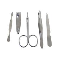Estuche Manicure Economico 6 Pzs Fluorecente Lobo