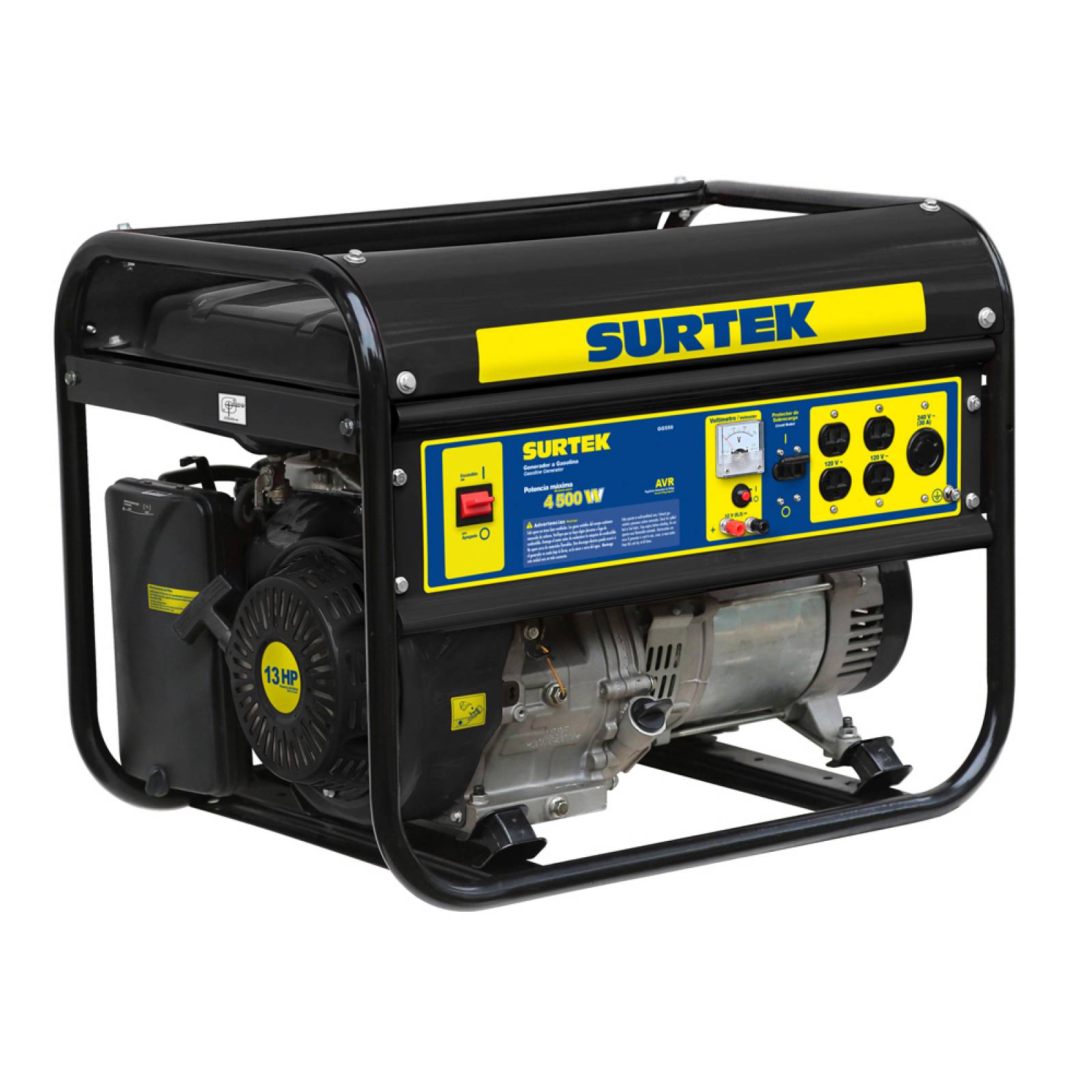 Generador A Gasolina 5000w 389cc Capacidad 25 L Surtek 