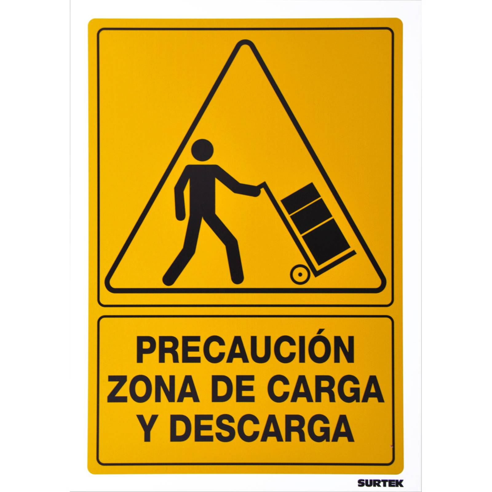 Letrero Zona Carga Y Descarga Proteccion Civil 1 Pza Surtek 
