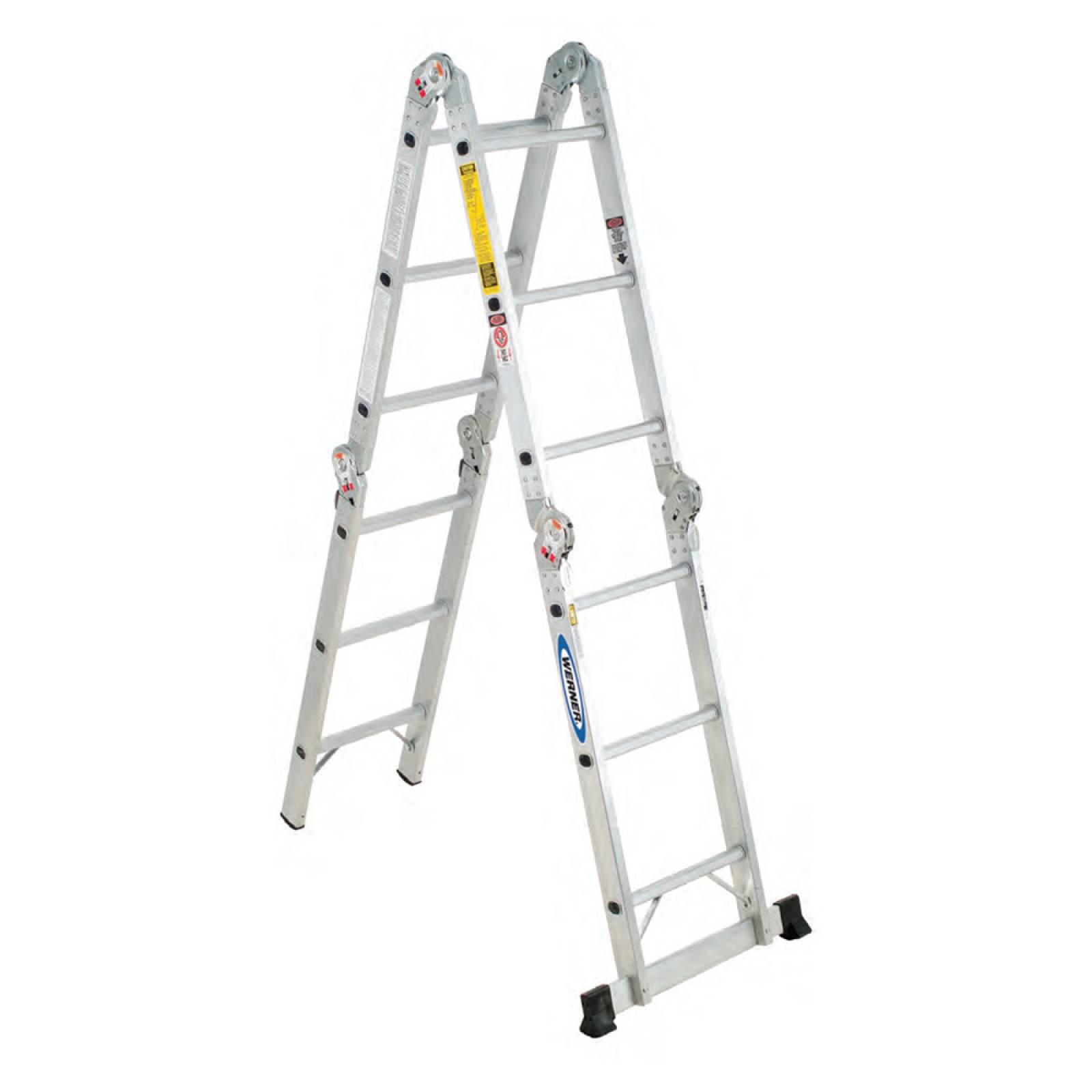 Escalera Multiposiciones 4X4 16 Peldaños Tipo IA 136 Kg M1A816BMX W