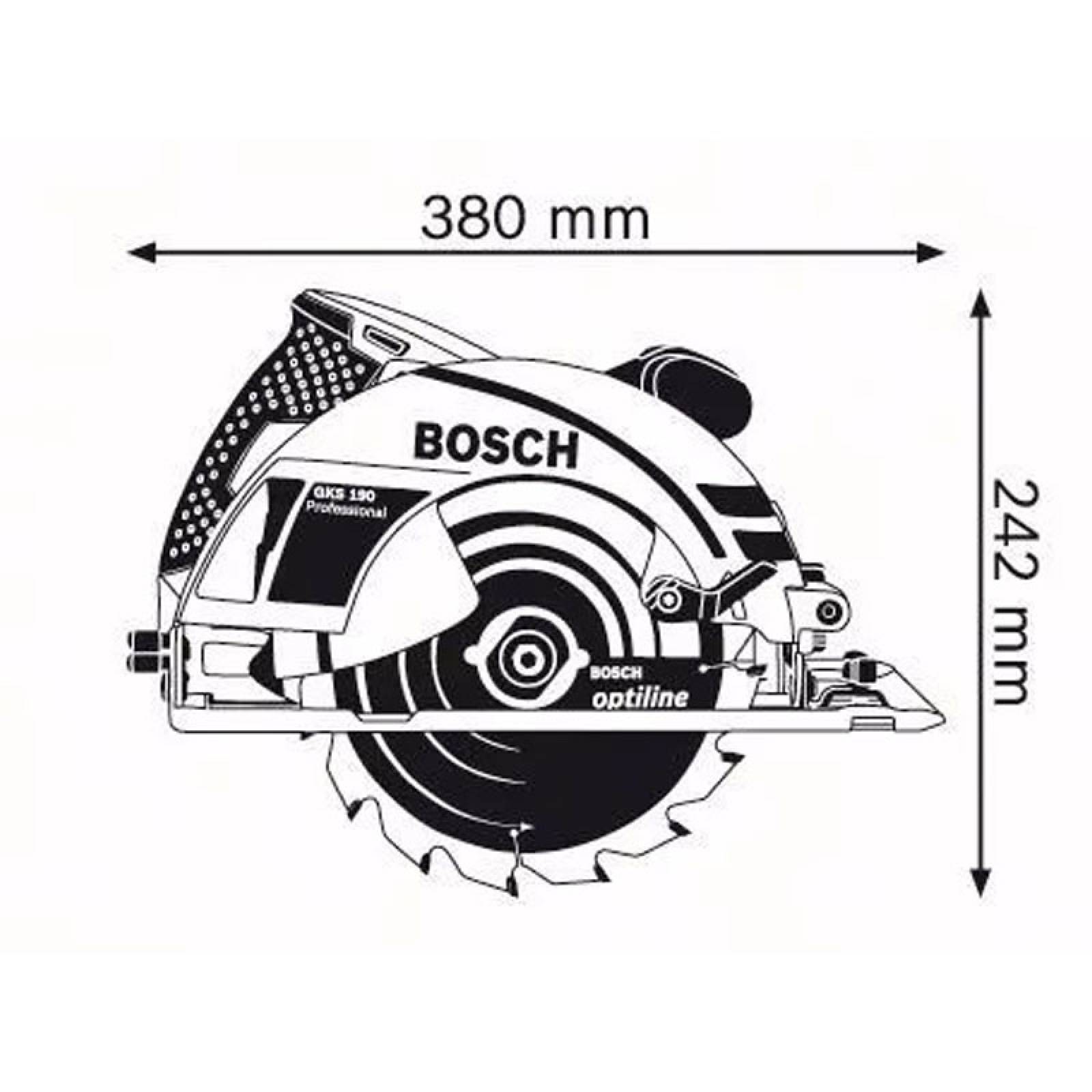 Sierra Circular 1500w Disco 7 1/4 In Gks 150 Bosch 