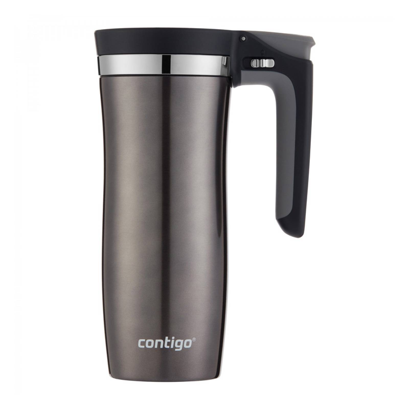 Termo 16 Oz Tipo Taza Alto Vacio Autoseal Plata Contigo