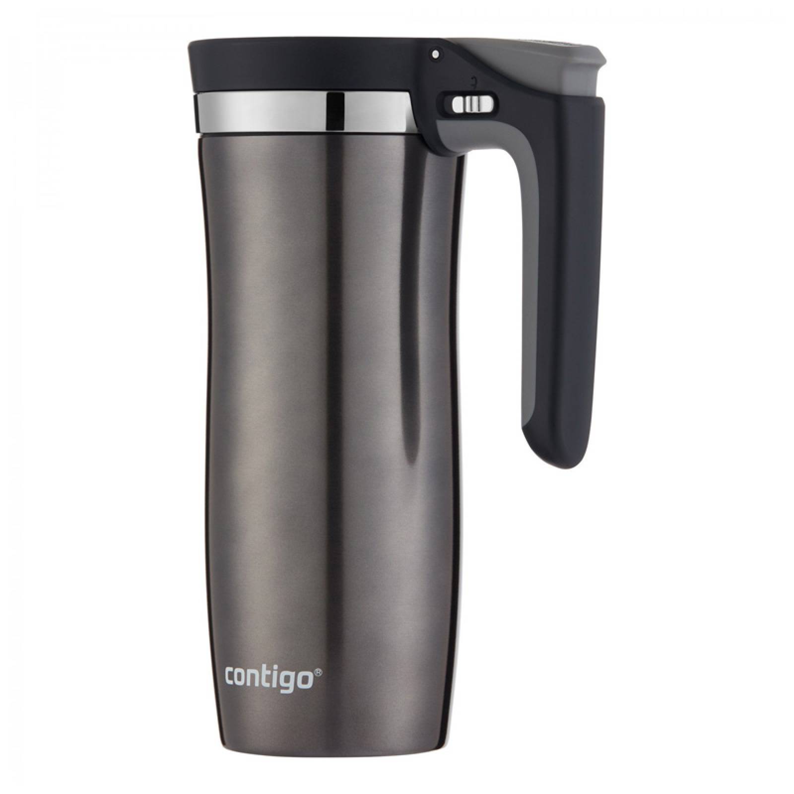 Termo 16 Oz Tipo Taza Alto Vacio Autoseal Plata Contigo