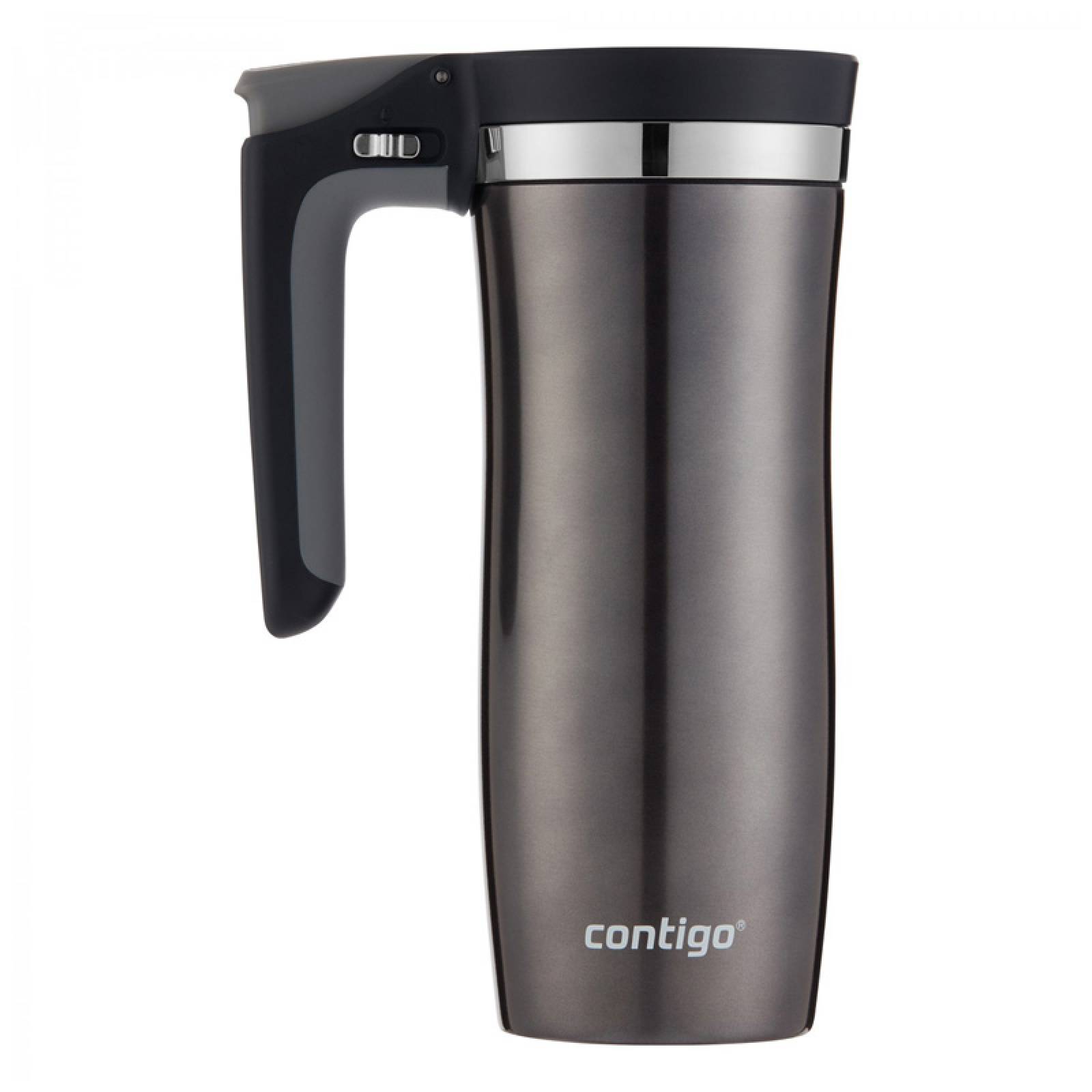 Termo 16 Oz Tipo Taza Alto Vacio Autoseal Plata Contigo