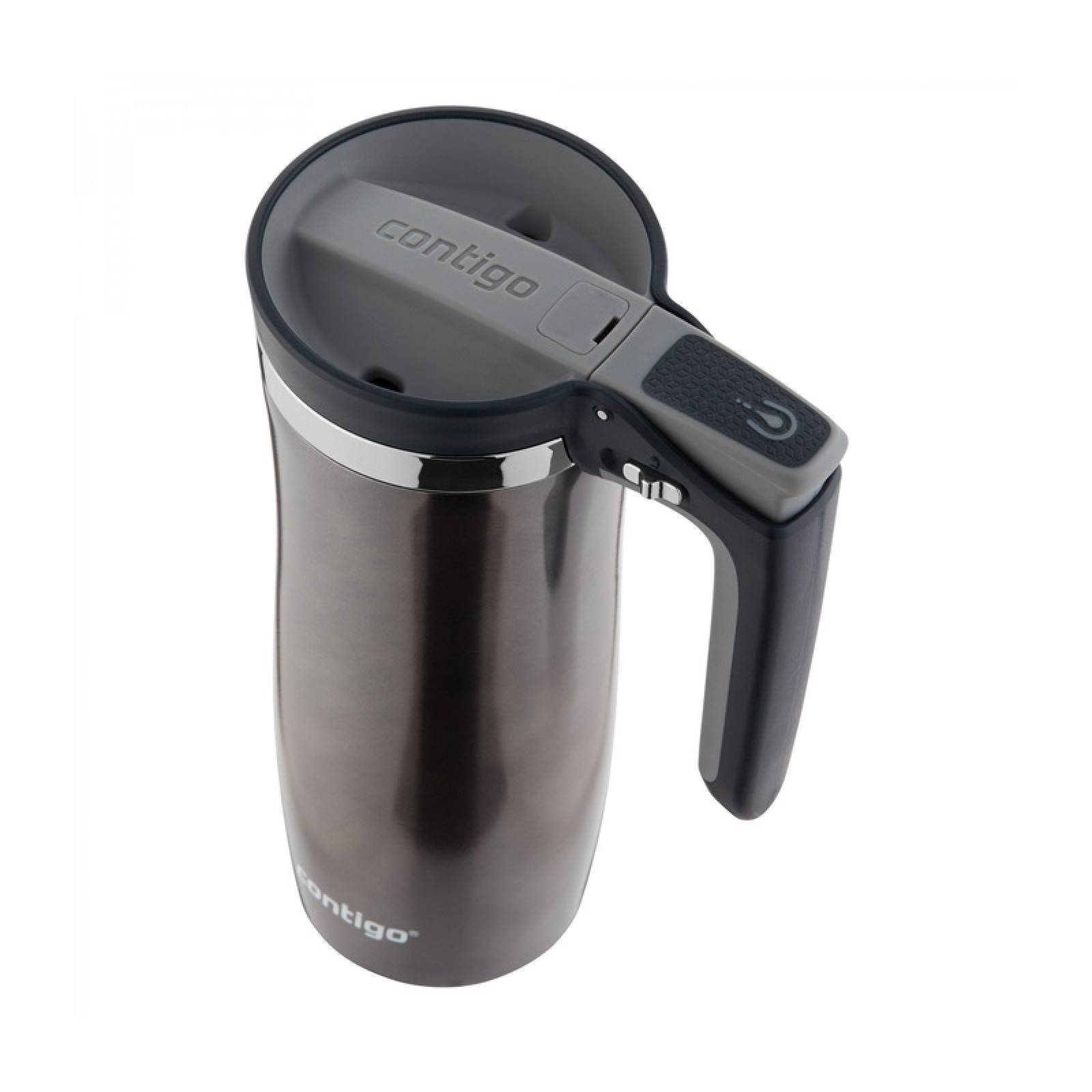 Termo 16 Oz Tipo Taza Alto Vacio Autoseal Plata Contigo