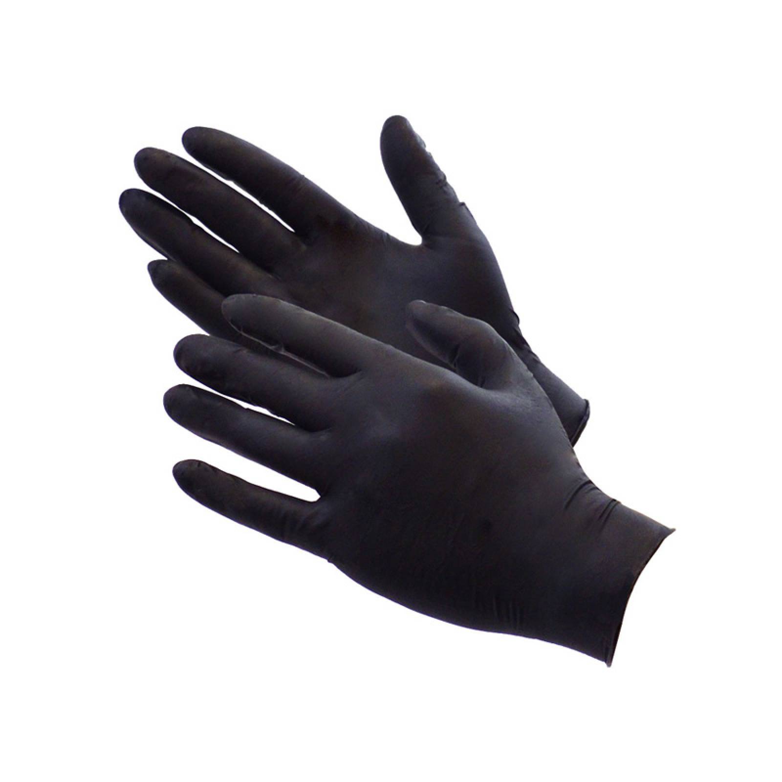 Guante Profesional Grande Latex Negro Caja 20 Piezas 1443-GDE Lobo 