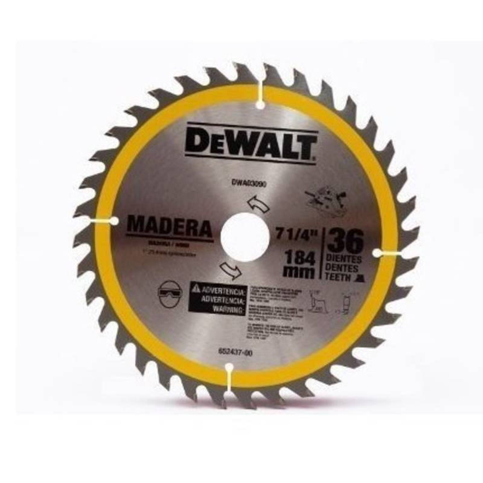 Disco Sierra Circular 7-1/4 In 36 Dientes Dwa03090 Dewalt 