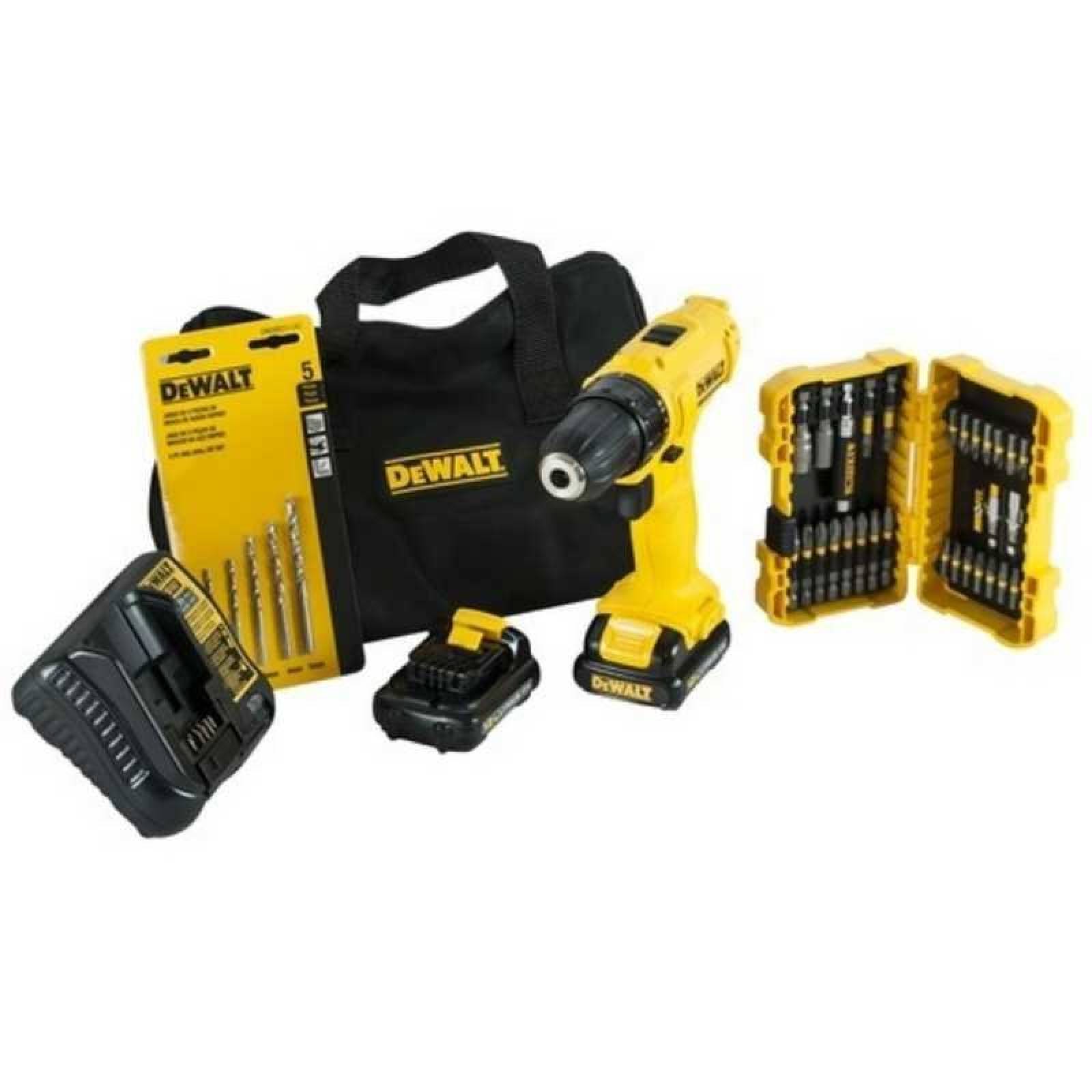 Taladro Destornillador Atornillador 3/8 Puntas Bolsa Dewalt 