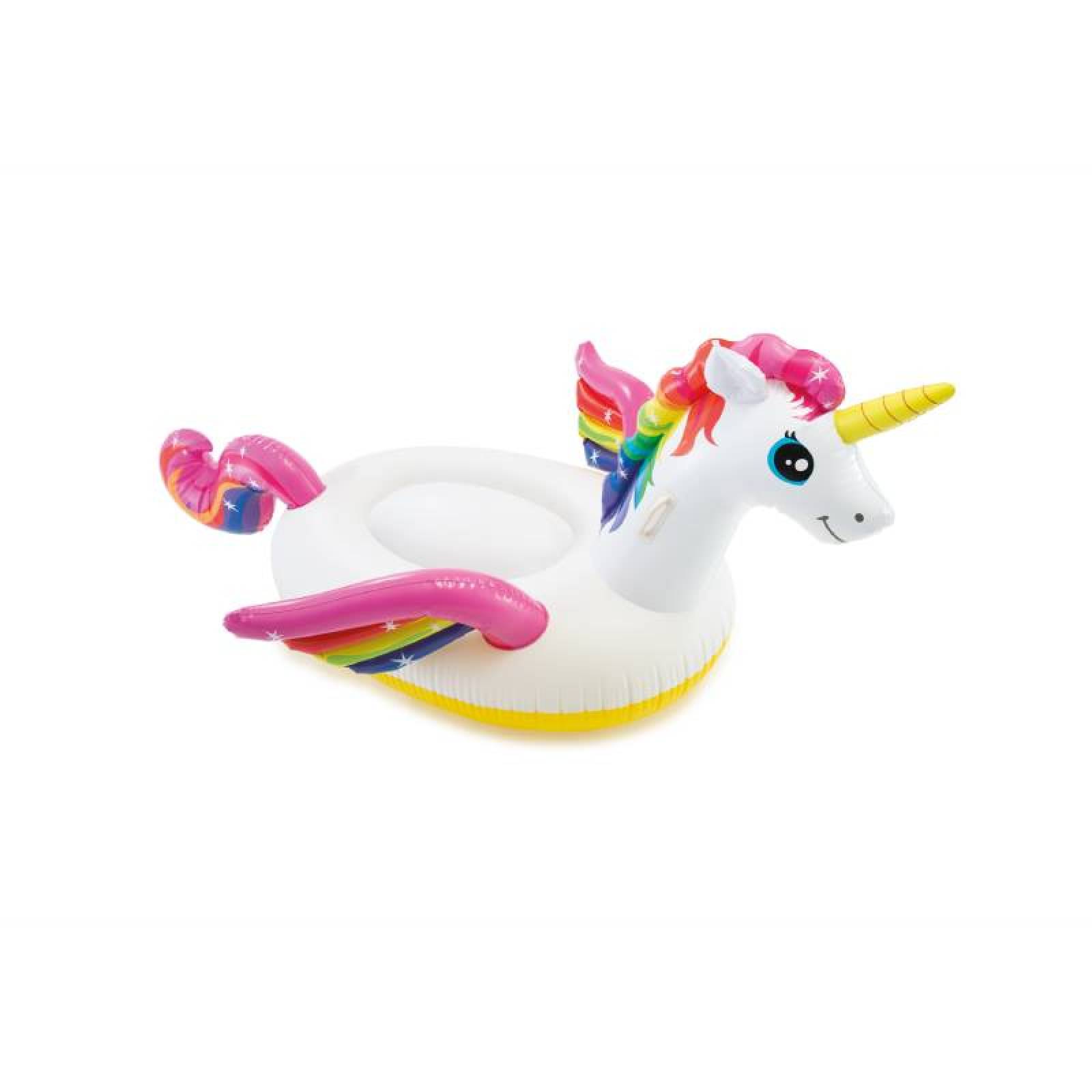 Flotador Inflable Unicornio Montable Para Piscina Intex 