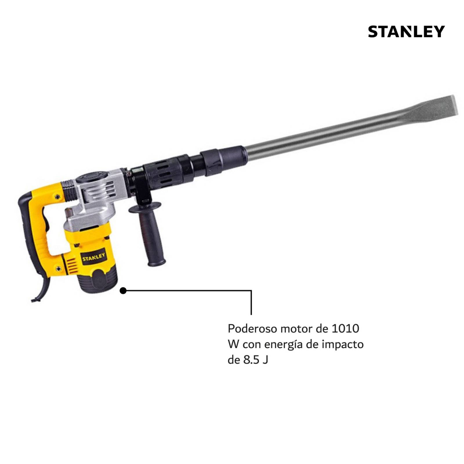 Martillo Demoledor Taladro Cicelador 2 Modos Sds Max Stanley