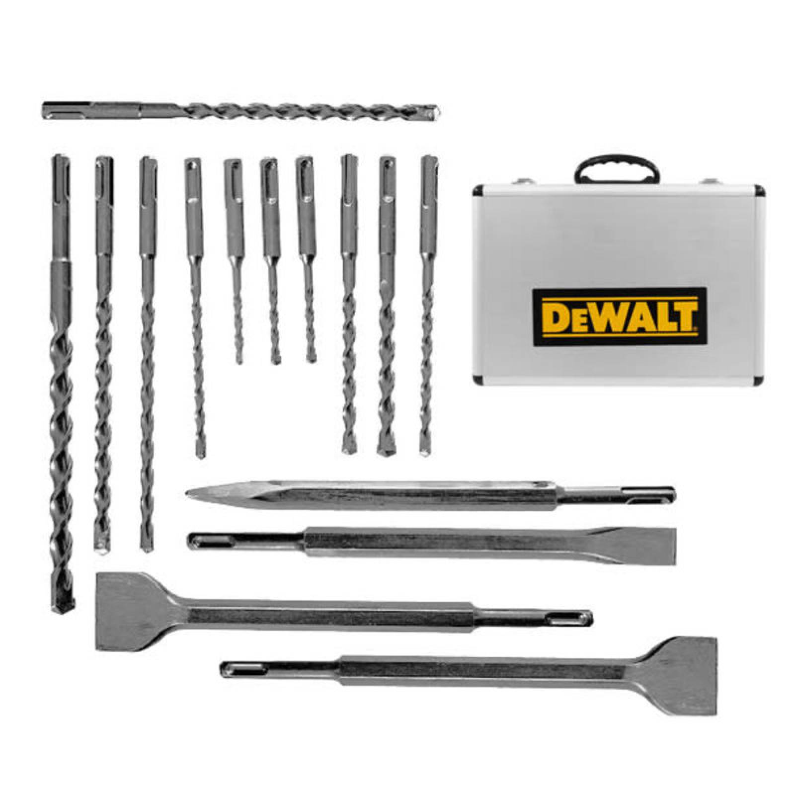 Set De 15 Brocas Cinceles Sds Plus Portafolio Dwa0870 Dewalt 