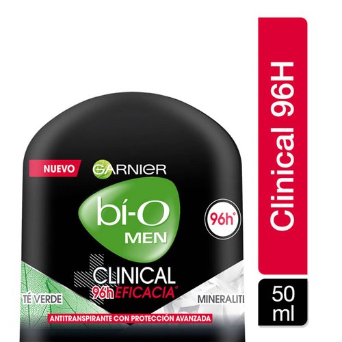 Desodorante RollOn Bio Clinical Hombre Eficacia 50ml Garnier