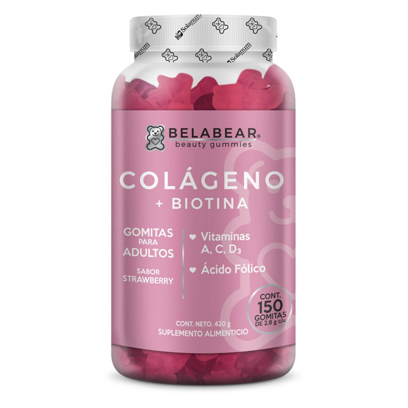 Suplemento Colágeno + Biotina 150 Gomitas Firmeza