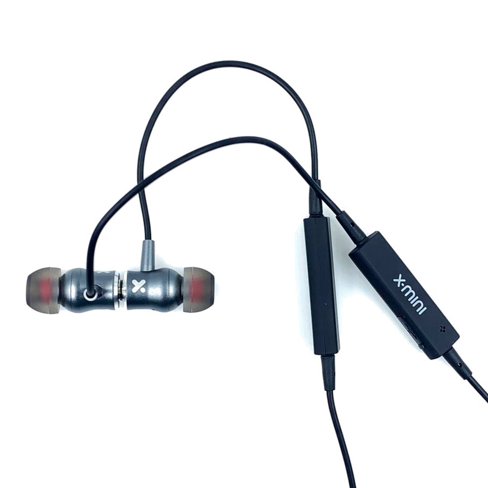 Audífonos Bluetooth HD IPX4 Metal Negro X-mini Ray