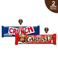 Kit Chocolates Carlos V + Crunch Barras 20 G Nestlé