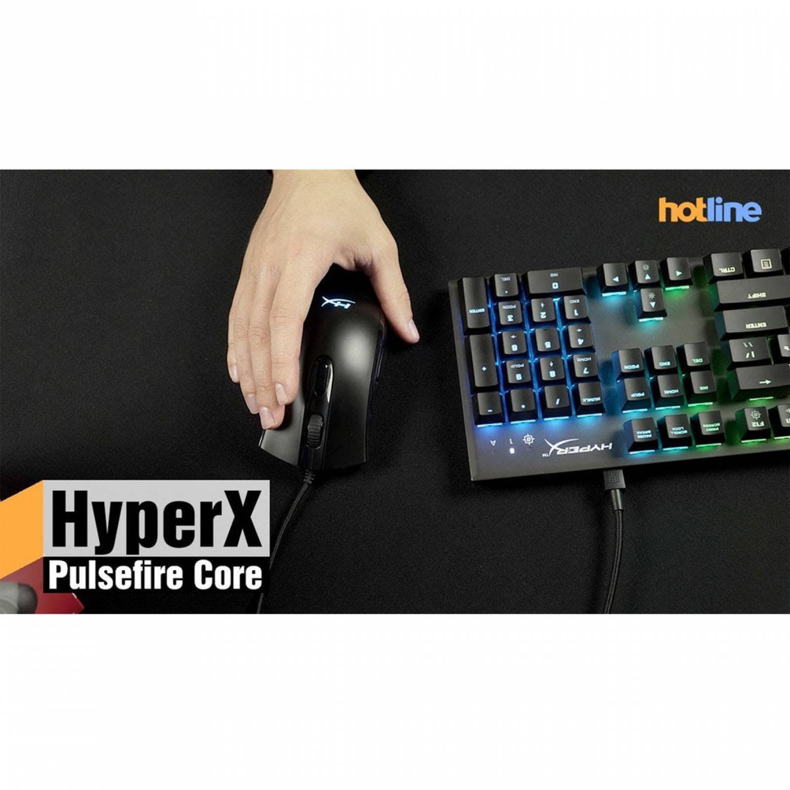 Mouse Óptico Videojuegos Pulsefire Core Gaming HyperX