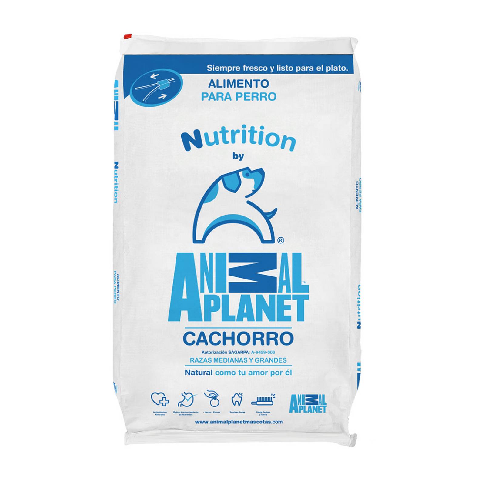 Croquetas para Perro Cachorro Raza Grande 20Kg Animal Planet