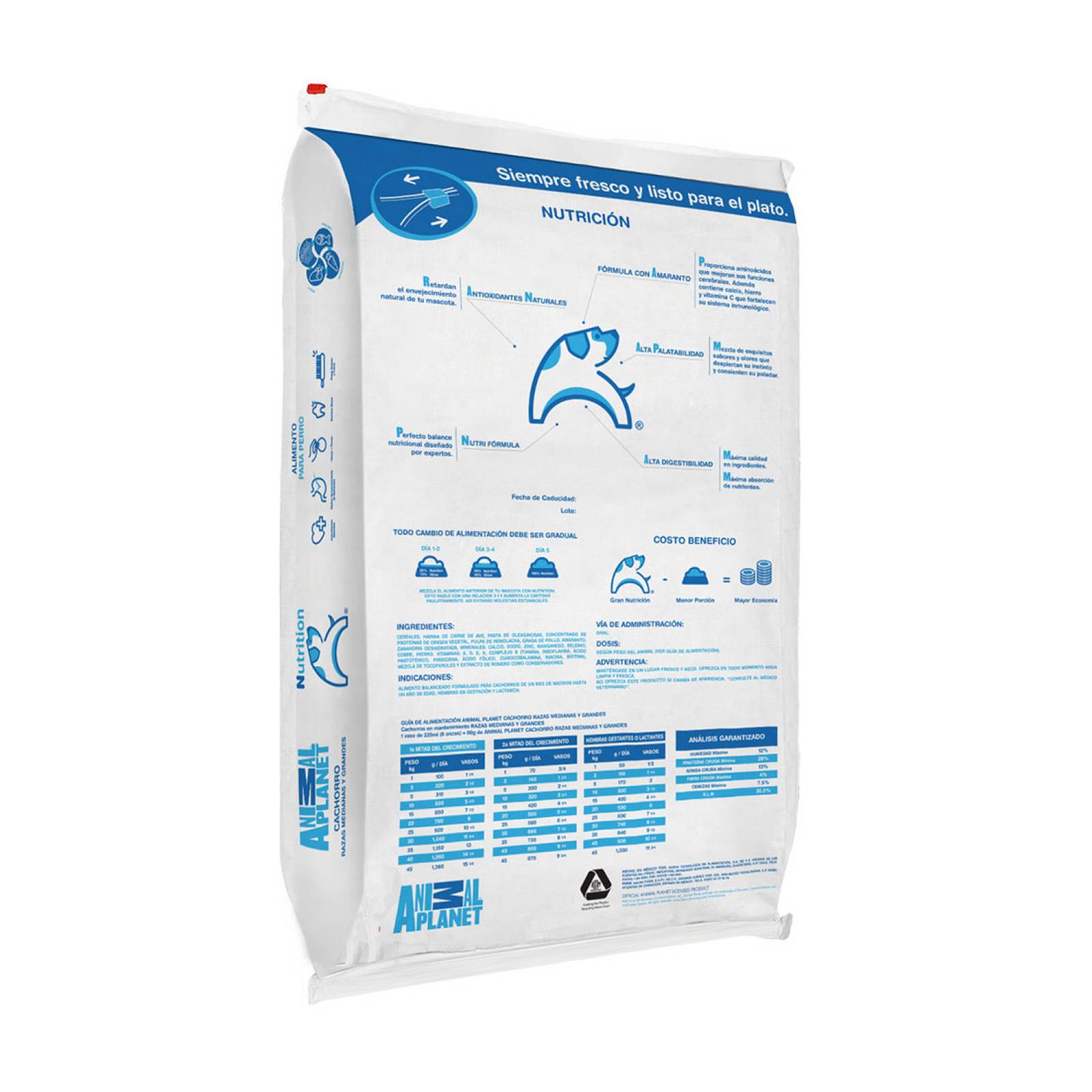 Croquetas para Perro Cachorro Raza Grande 20Kg Animal Planet