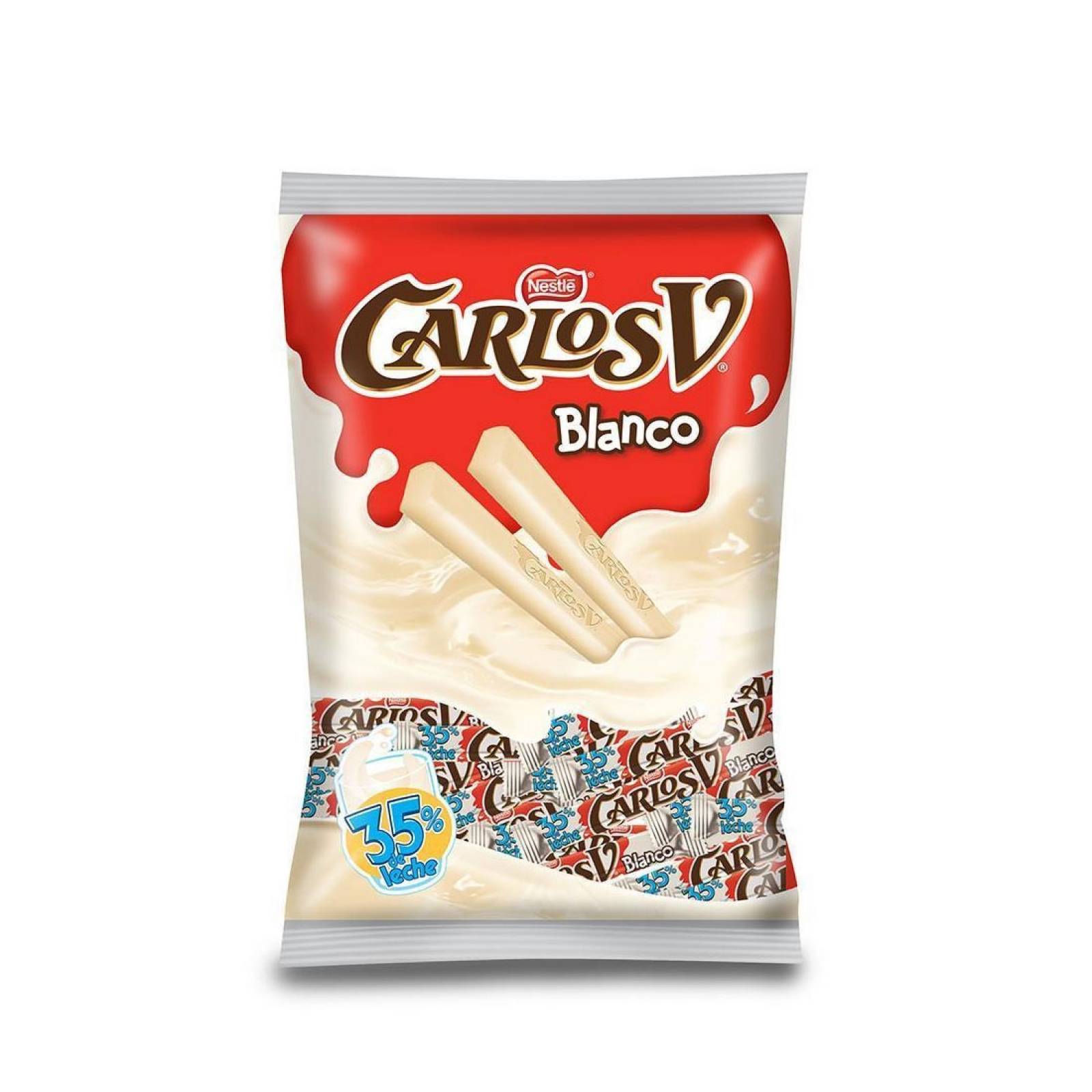Chocolate Carlos V Blanco Bolsa 20 Sticks 8 g Nestlé