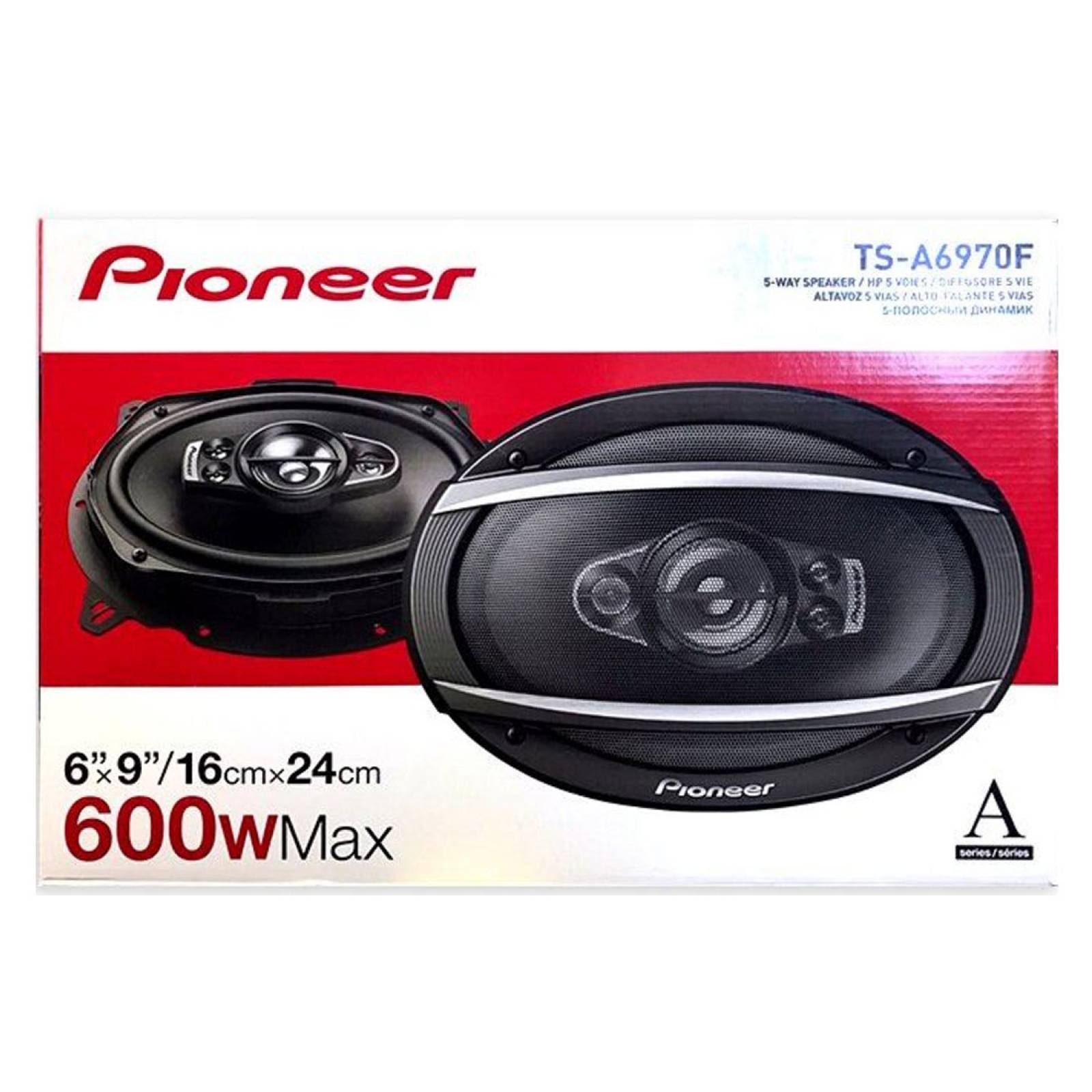 Bocinas para Auto 6X9 Pulg 600w 5 Vías TS-A6970F Pioneer