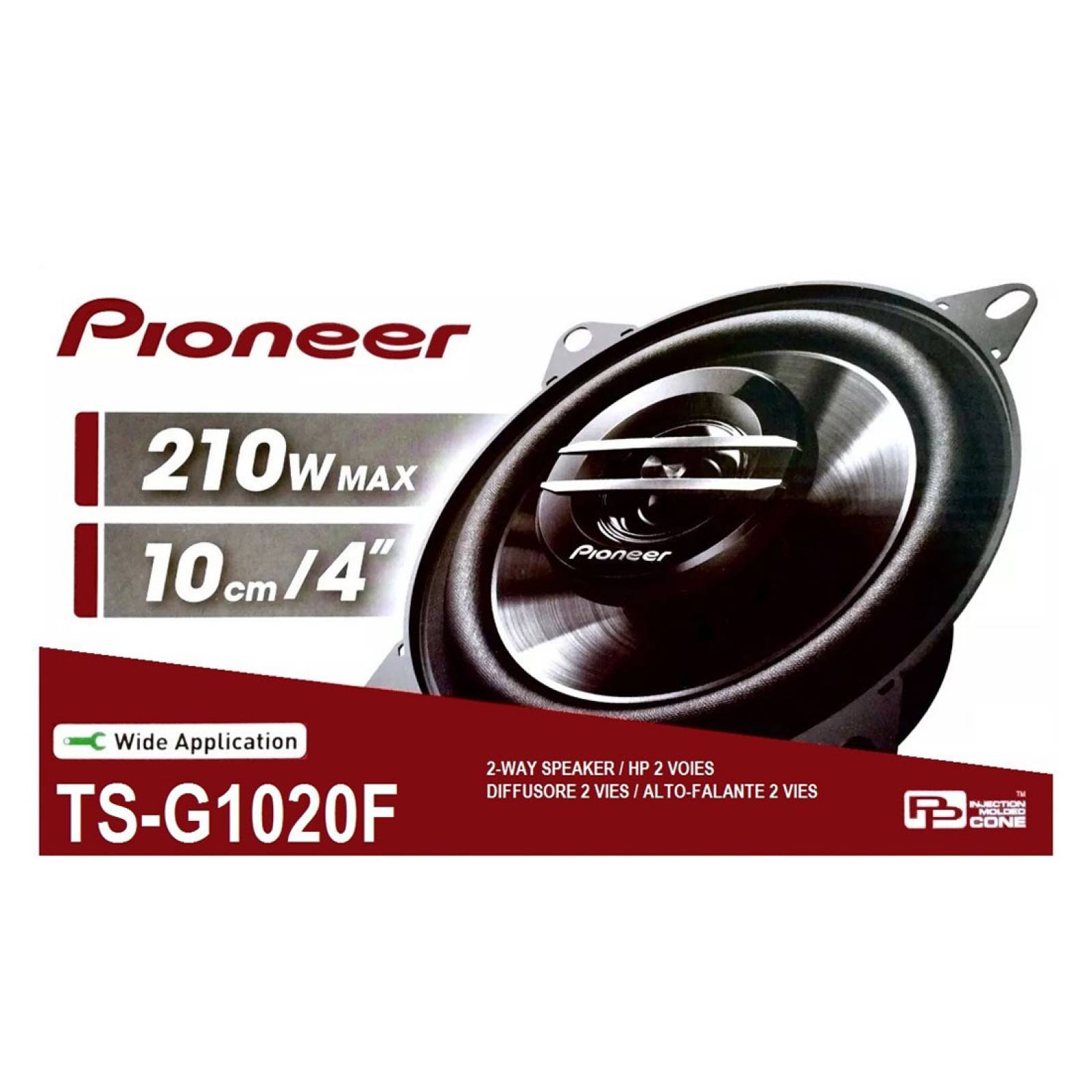 Bocinas para Auto 6X9 Pulg 210w 2 Vías TS-G1020F Pioneer