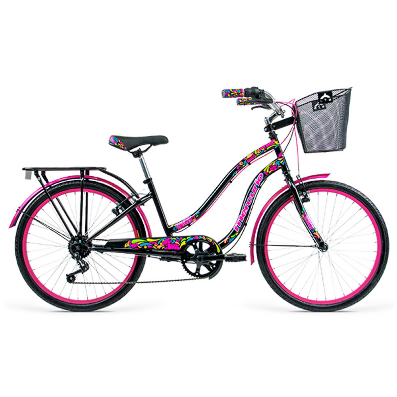 Bicicleta Montaña Rodada 24 6 Velocidades Venti Mercurio