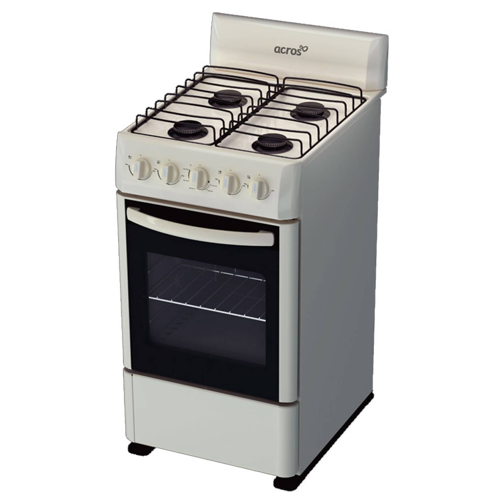 Estufa Acros 4 quemadores 20 Pulg Al Piso AW-1101T