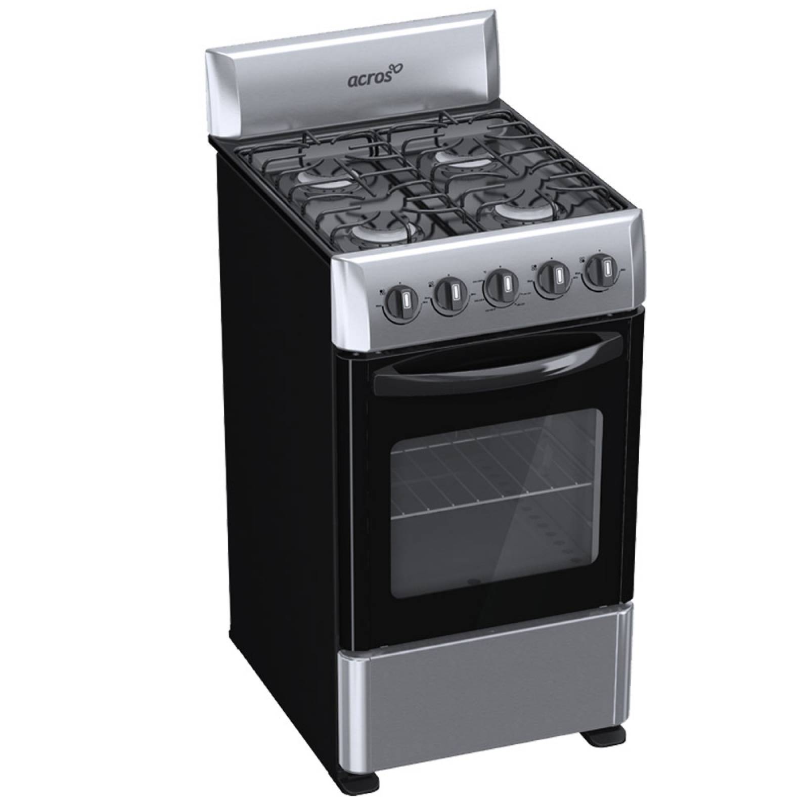 Estufa Acros 4 quemadores Al piso AW-5300S 20 Pulgadas