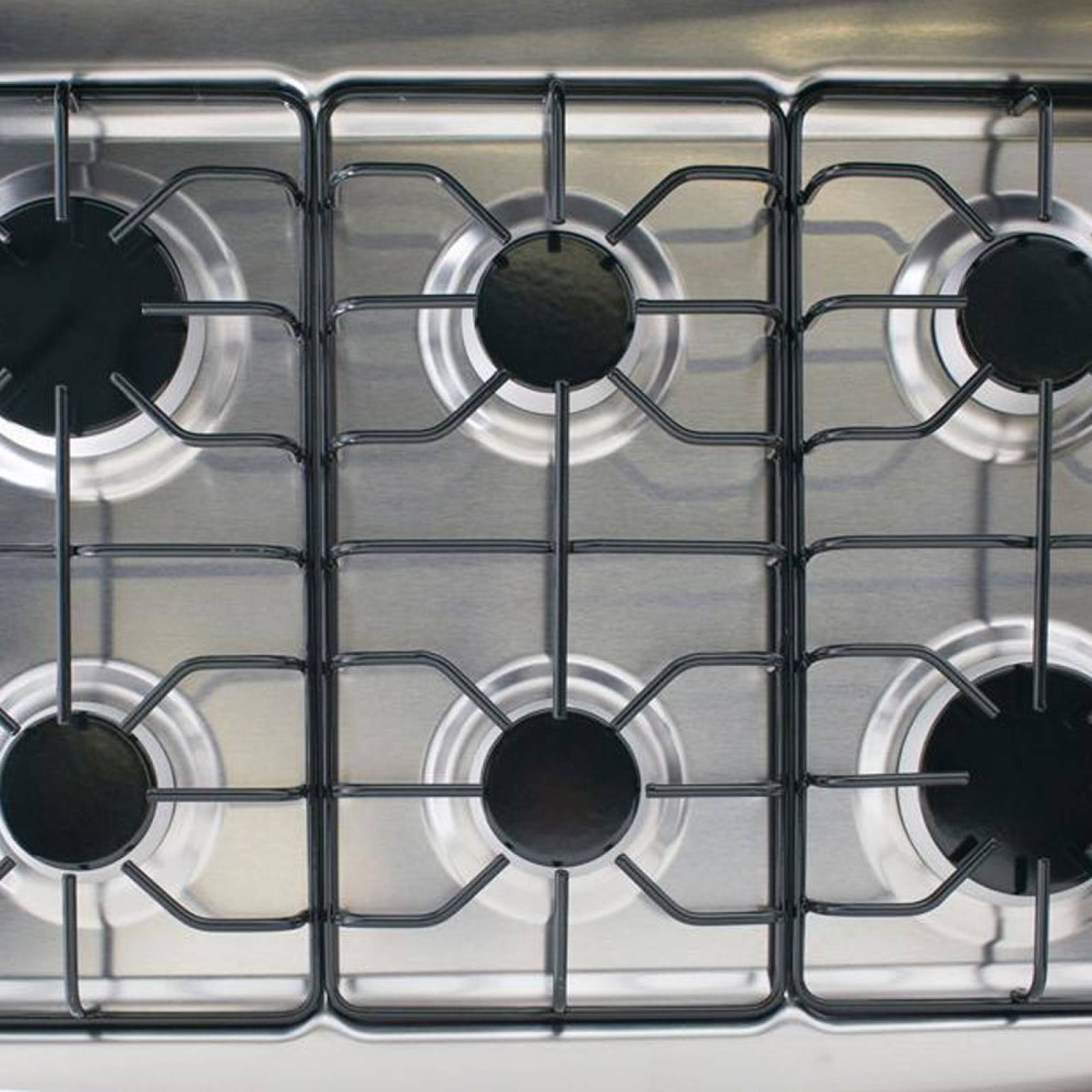 Estufa Acros 6 quemadores 30 Pulg Al Piso Negra AF-5333B