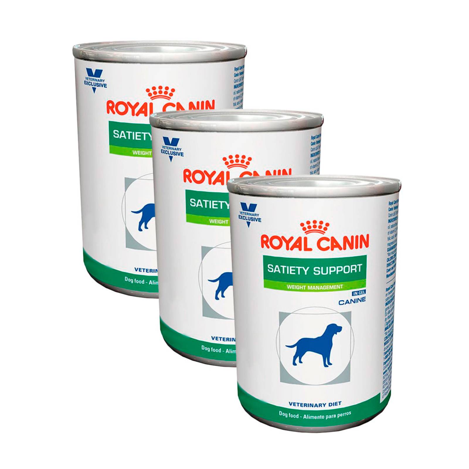 Kit Alimento Perro Reducción de Peso 3 Latas Royal Canin