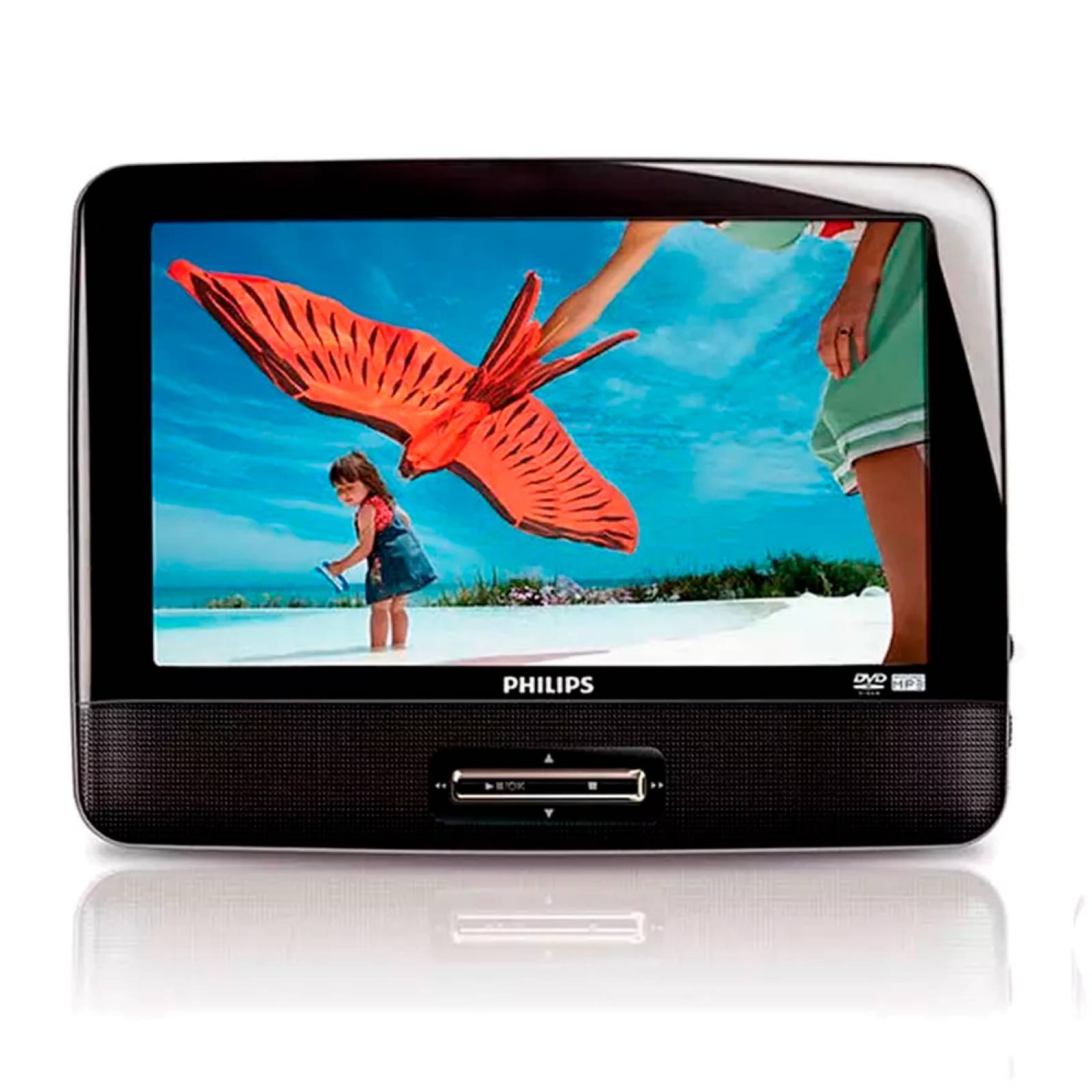 Dvd Portátil 9 Pulg Multiregión Mp3 LCD TFT PD901237 Philips