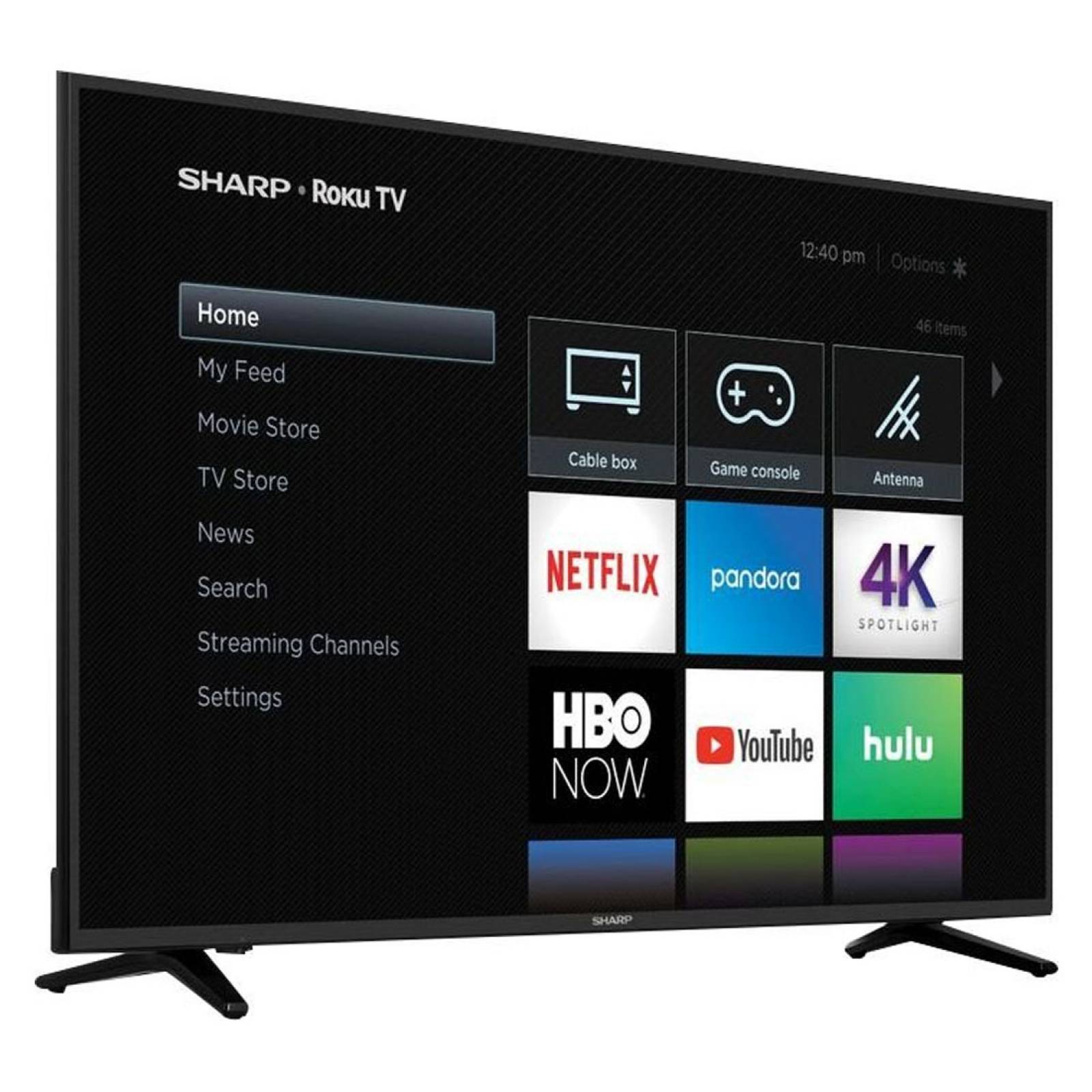 Pantalla Smart Sharp 58 Pulgadas 4k Roku TV Hdr LC58Q7330U