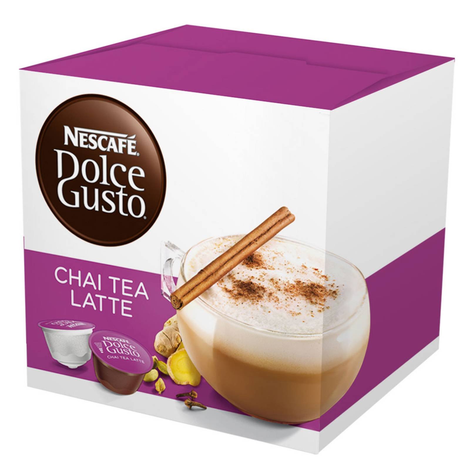Cápsulas Dolce Gusto Nescafé Café Chai Tea Latte 16 pzas