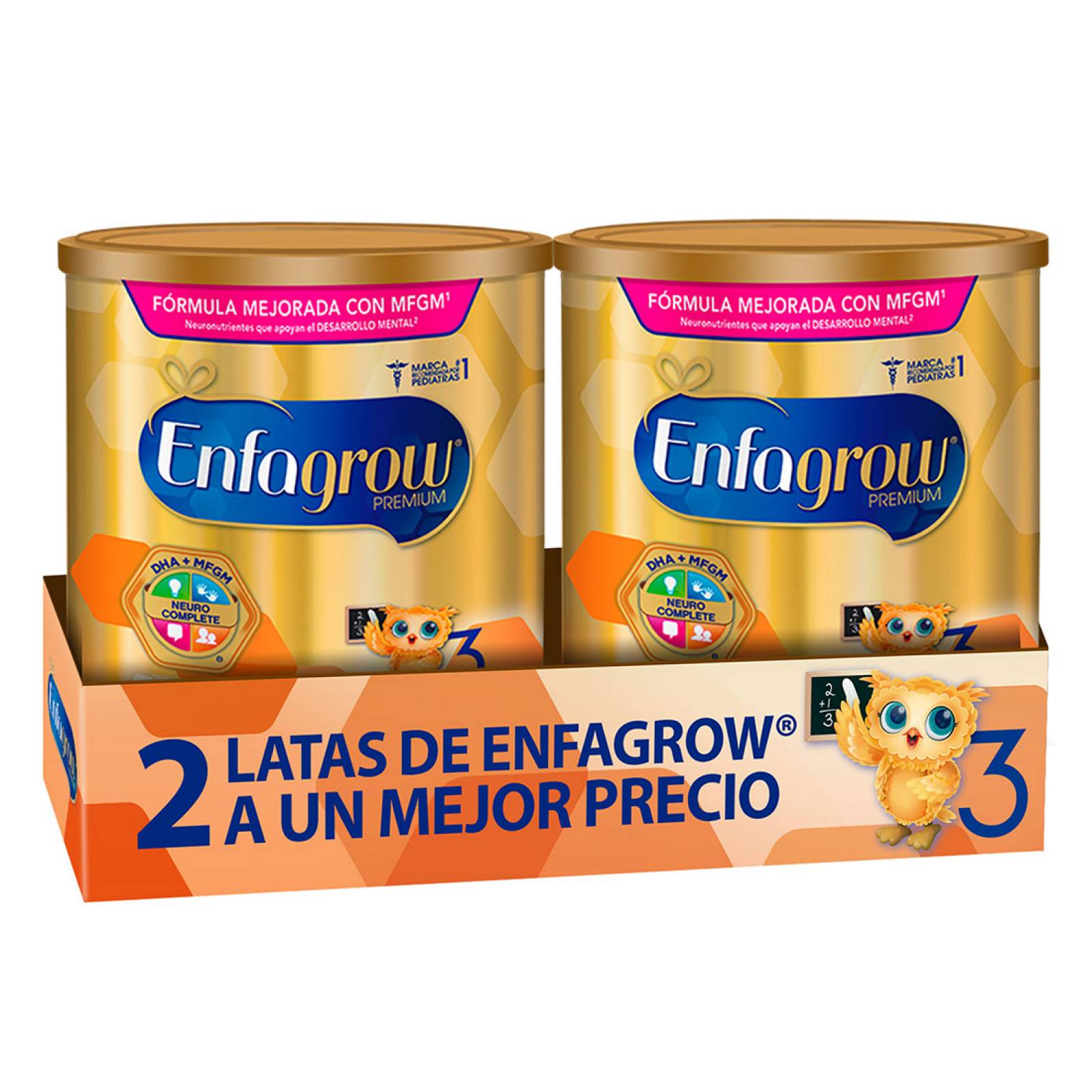 Enfagrow Premium Etapa 3 2X1 Leche Crecimiento 1.6 Kg