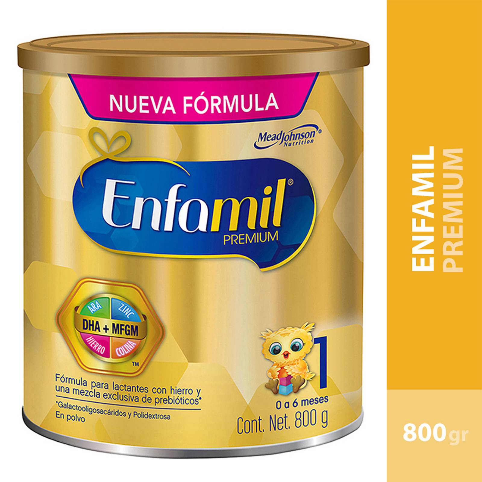 Enfamil 1 Fórmula Infantil Bebés 0 a 6 Meses Lata 800 gr