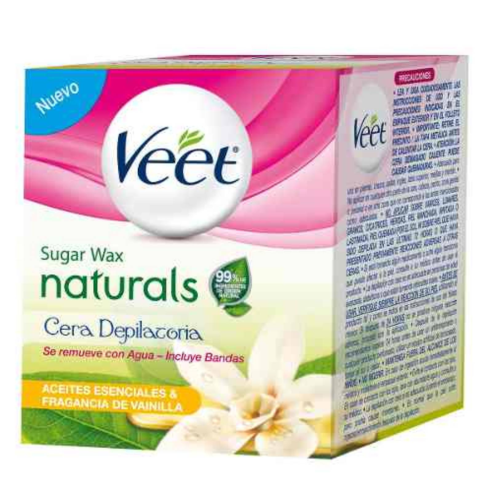 Veet Naturals Cera Tibia Depilatoria Oriental Wax