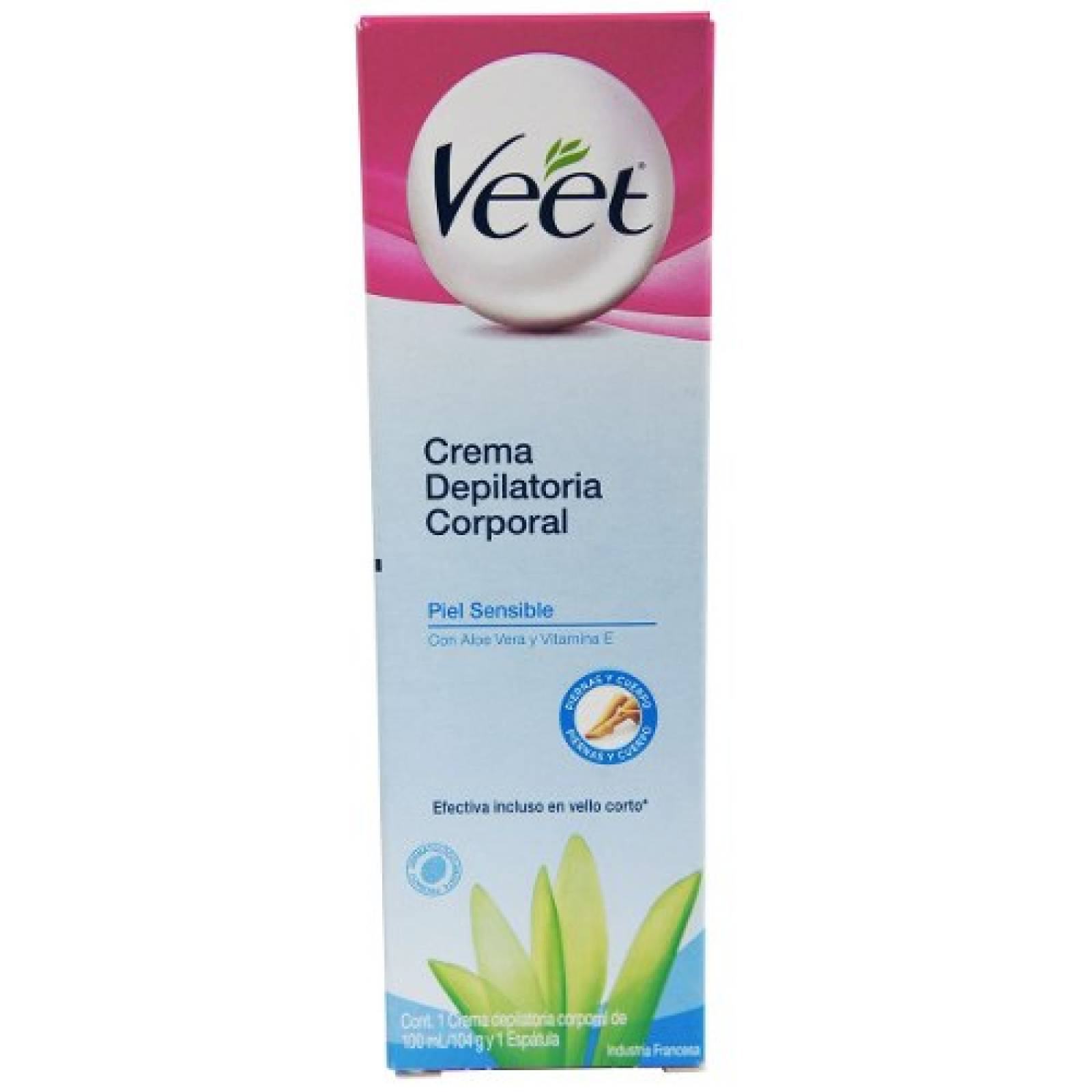 Veet Crema Depilatoria Corporal Para Piel Sensible