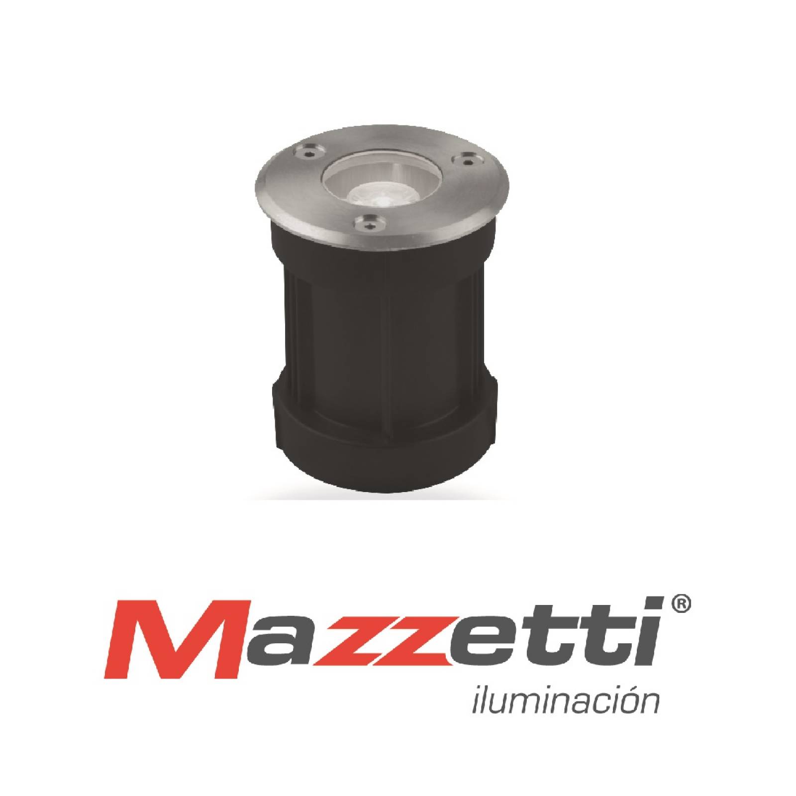 Lámpara de Piso Luz Led Calida Ex Empotrado 1W Mazzetti