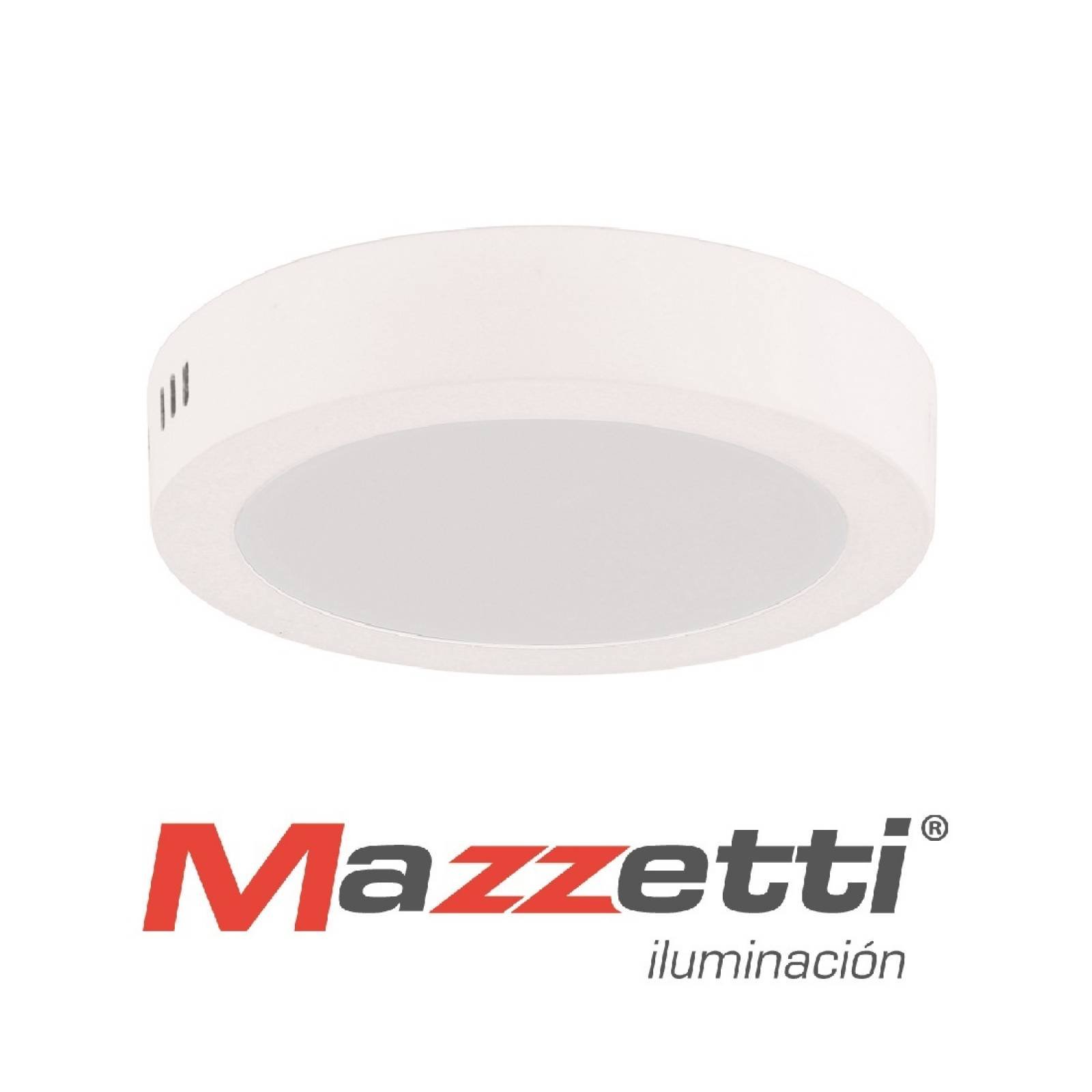 Lámpara de Techo Luz Led Fria Redonda 12W Mazzetti