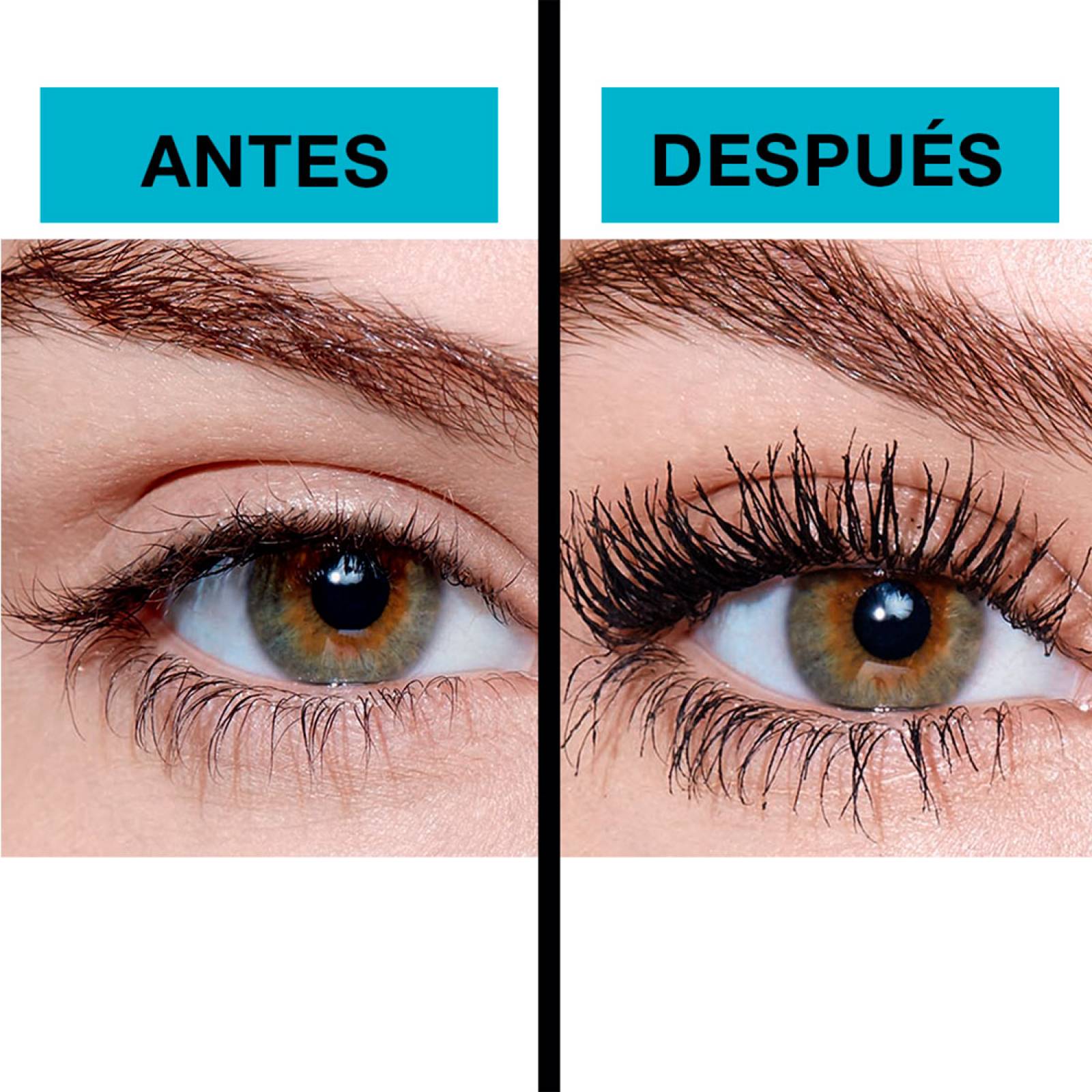 2 Pack Mascara Pestañas a Prueba de Agua Falsies Maybelline