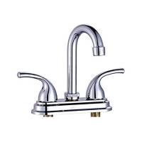 Llave Para Lavabo Maneral Palanca Acero Inox Ml4004 Múnich