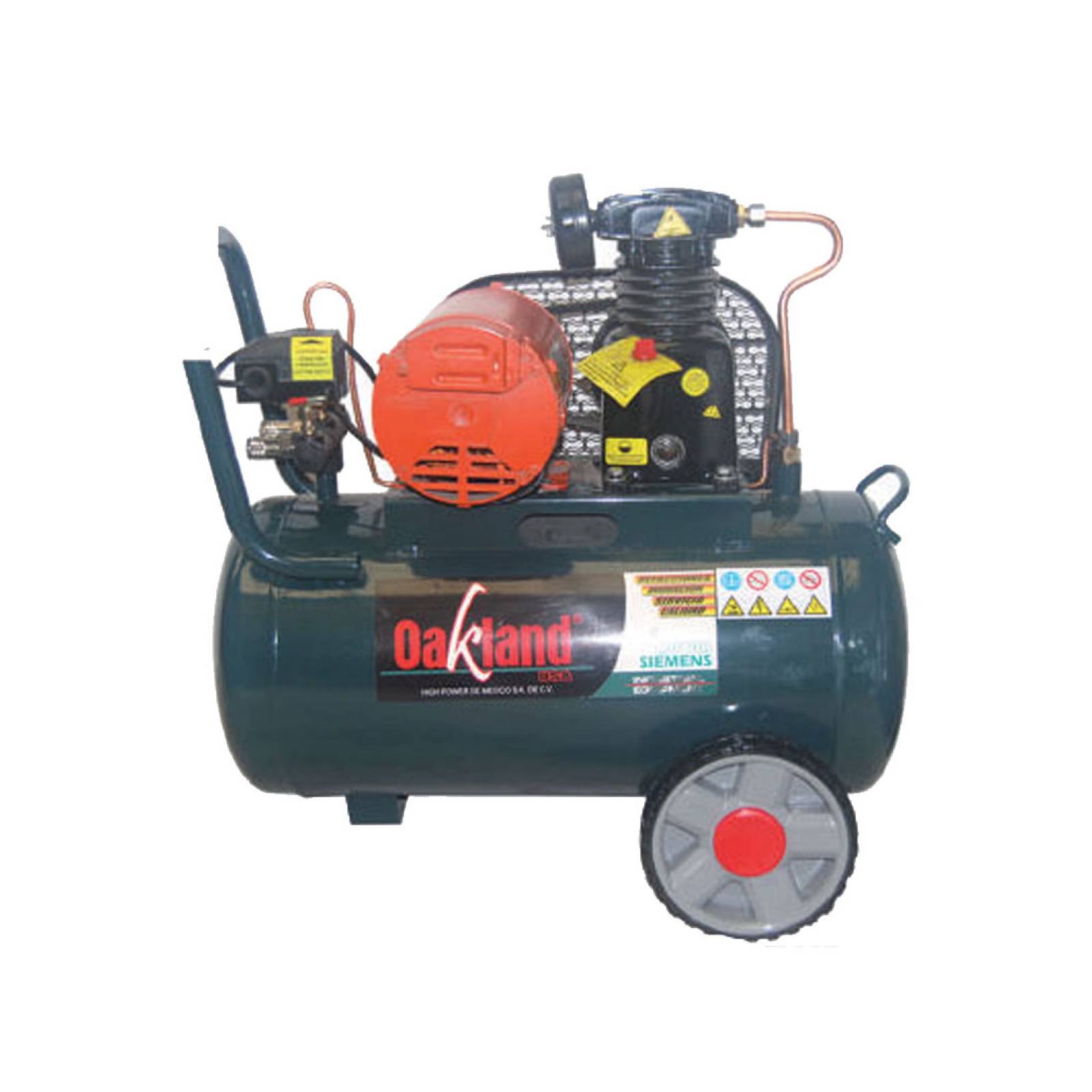 Compresor de Aire Banda Prof Capacidad 50 Lt 3/4 HP Oakland
