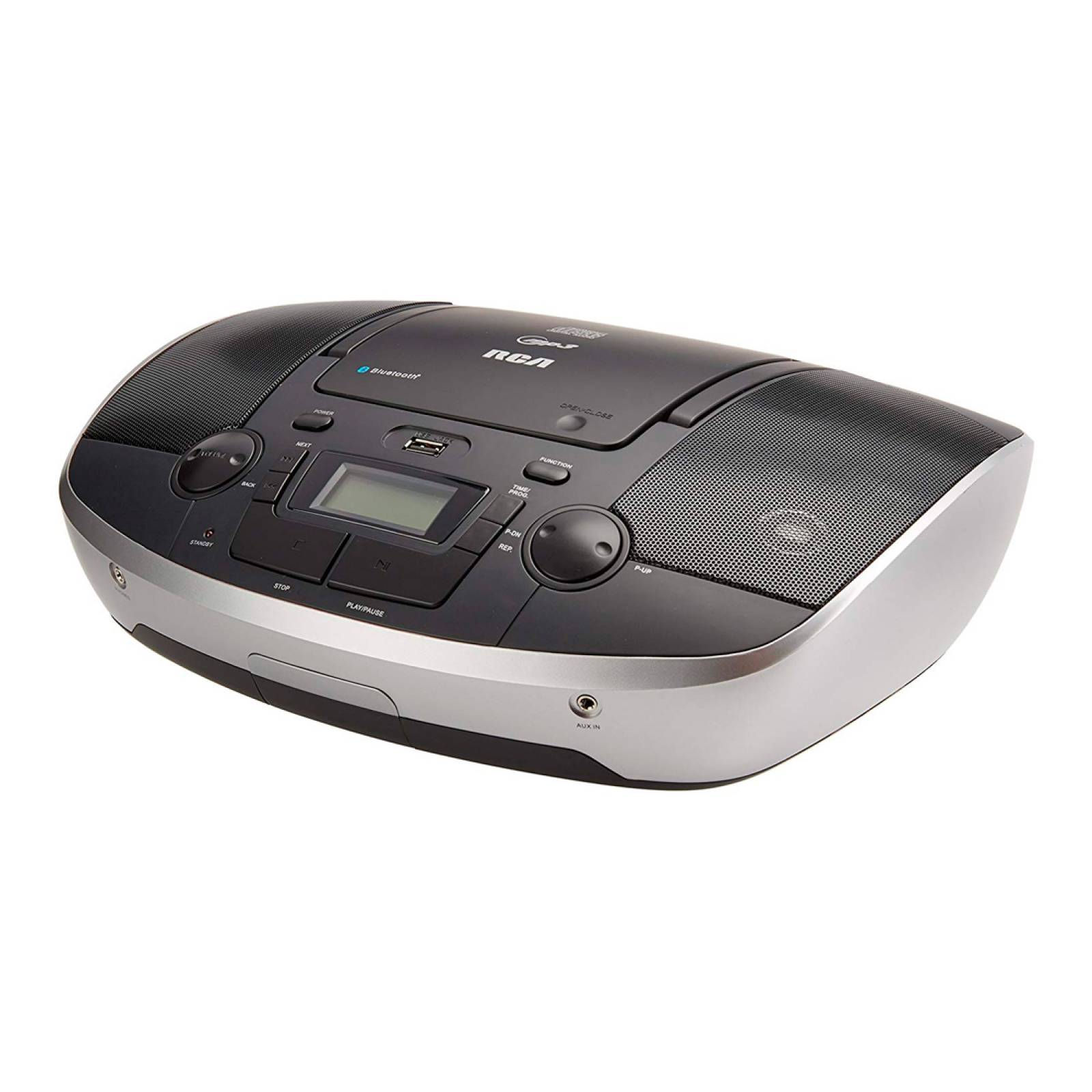 Radiobragadora Bluetooth 2W MP3 FM USB Gris RCD-108BT RCA
