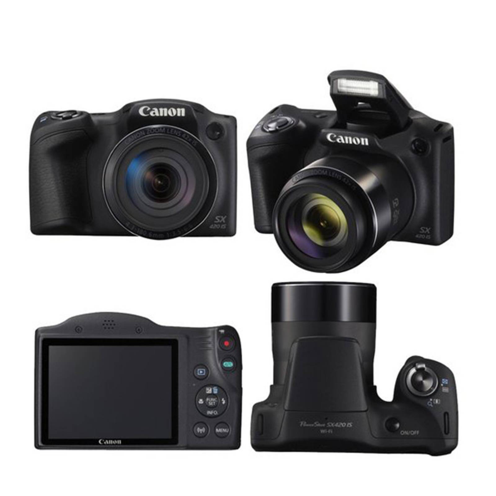 Camara Fotográfica Semi Profesional 20MP SX420 Canon