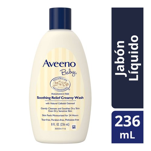 Jabón líquido corporal Soothing Relief 236 ml Aveeno Baby