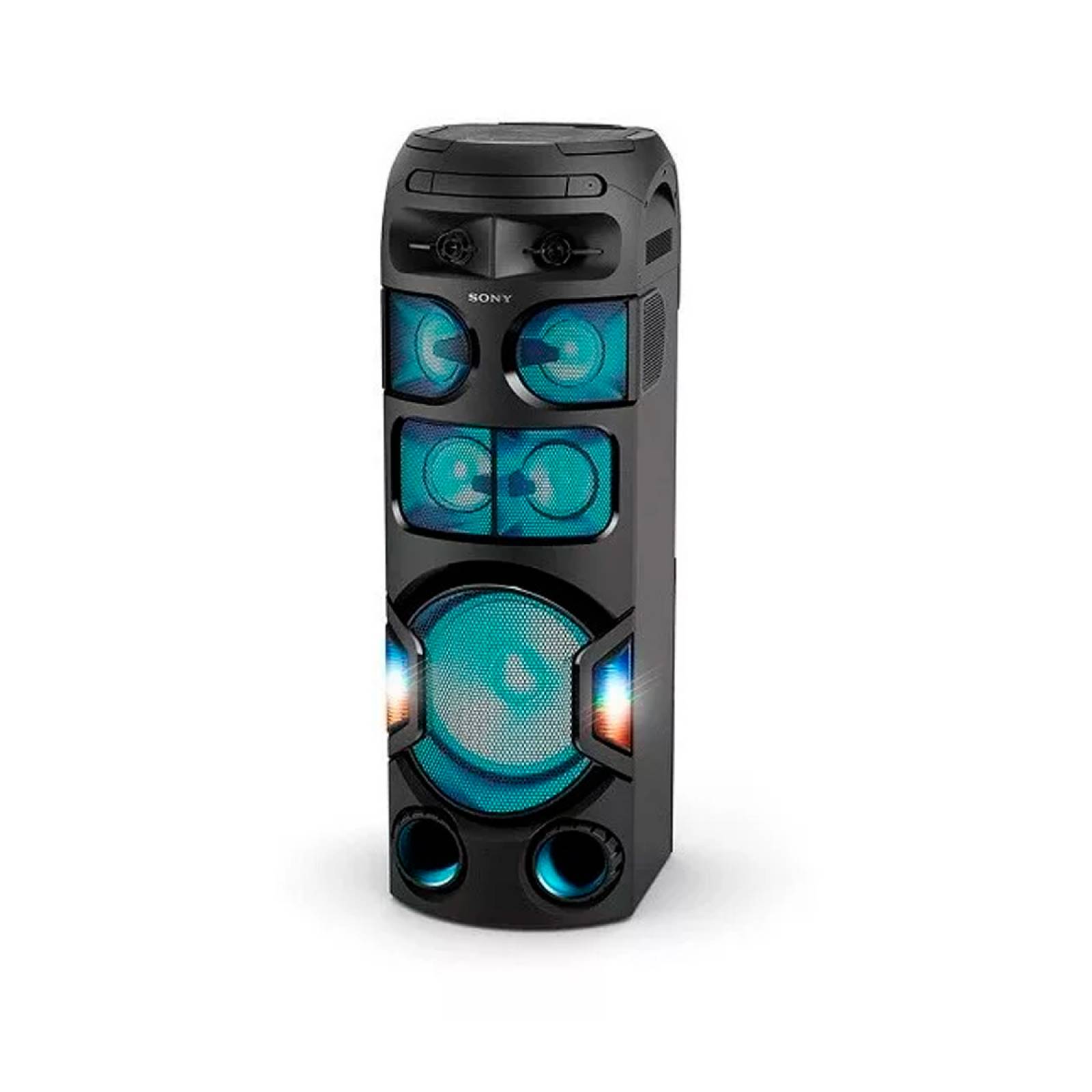Minicomponente Torre Bluetooth DJ Luces 360 MHC-V82D Sony