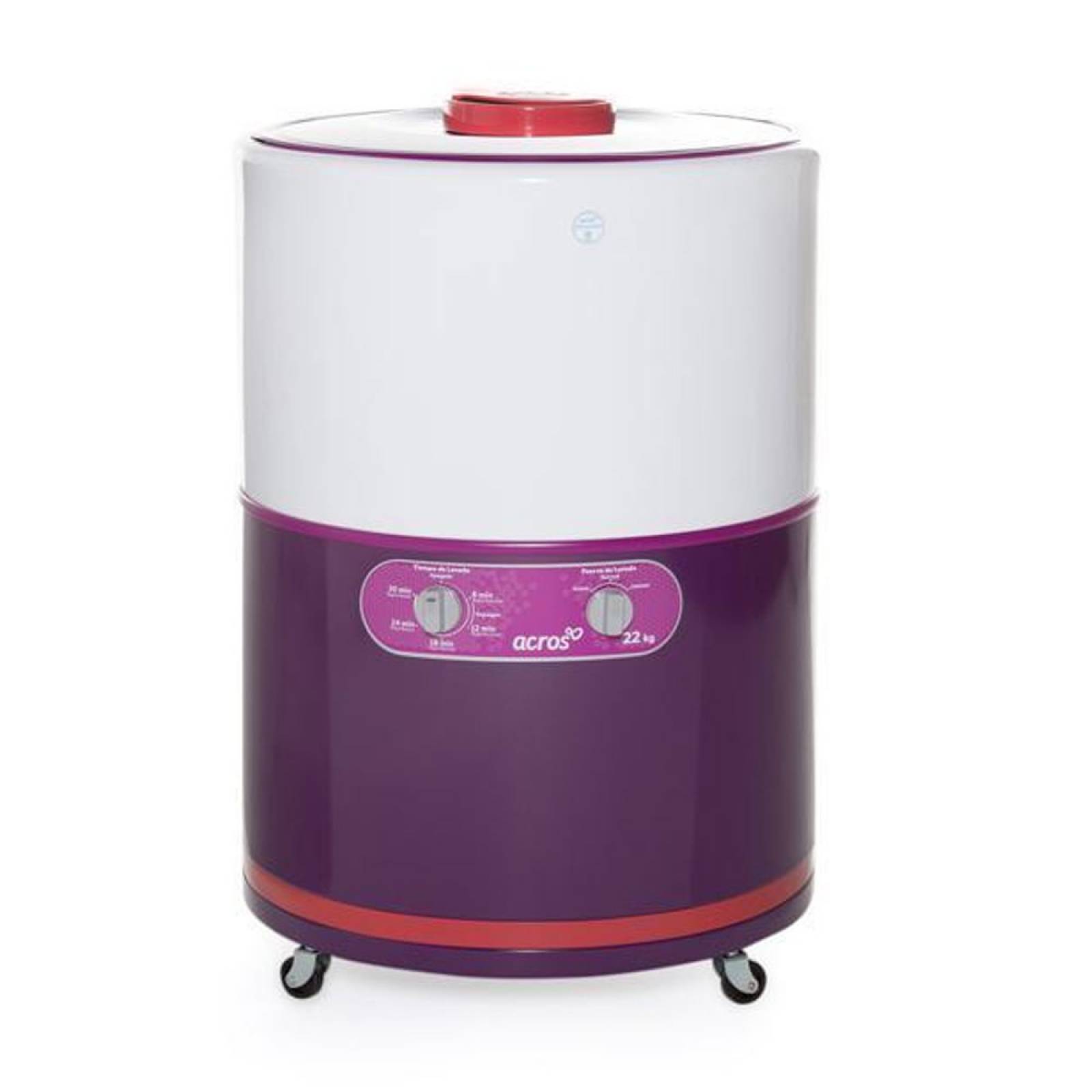 Lavadora 22 Kg Acero Porcelanizado Morado ALF-2253EB Acros